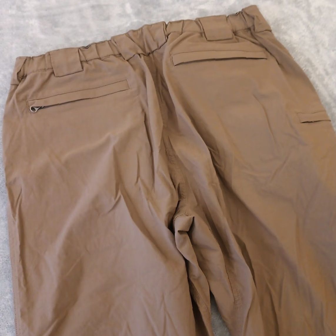 Vintage Duluth Pants Mens XL Brown Nylon Blend Elastic Waist Pockets 38x29 Casual Workwear Chino Cargo Straight Size US 36 / EU 52 - 7 Thumbnail