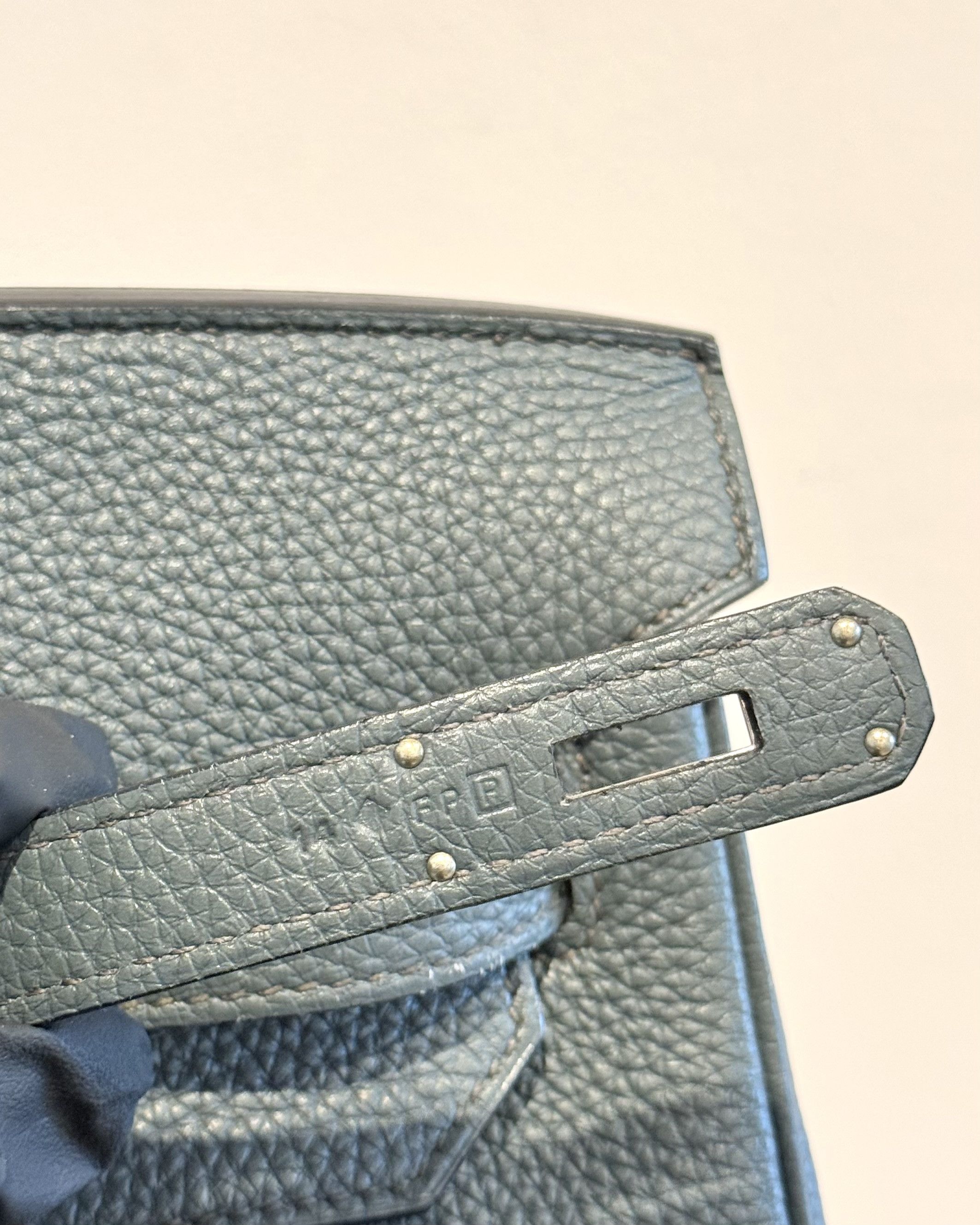 Hermes Hermes Bleu Orage Togo Birkin 40 Size ONE SIZE - 6 Thumbnail