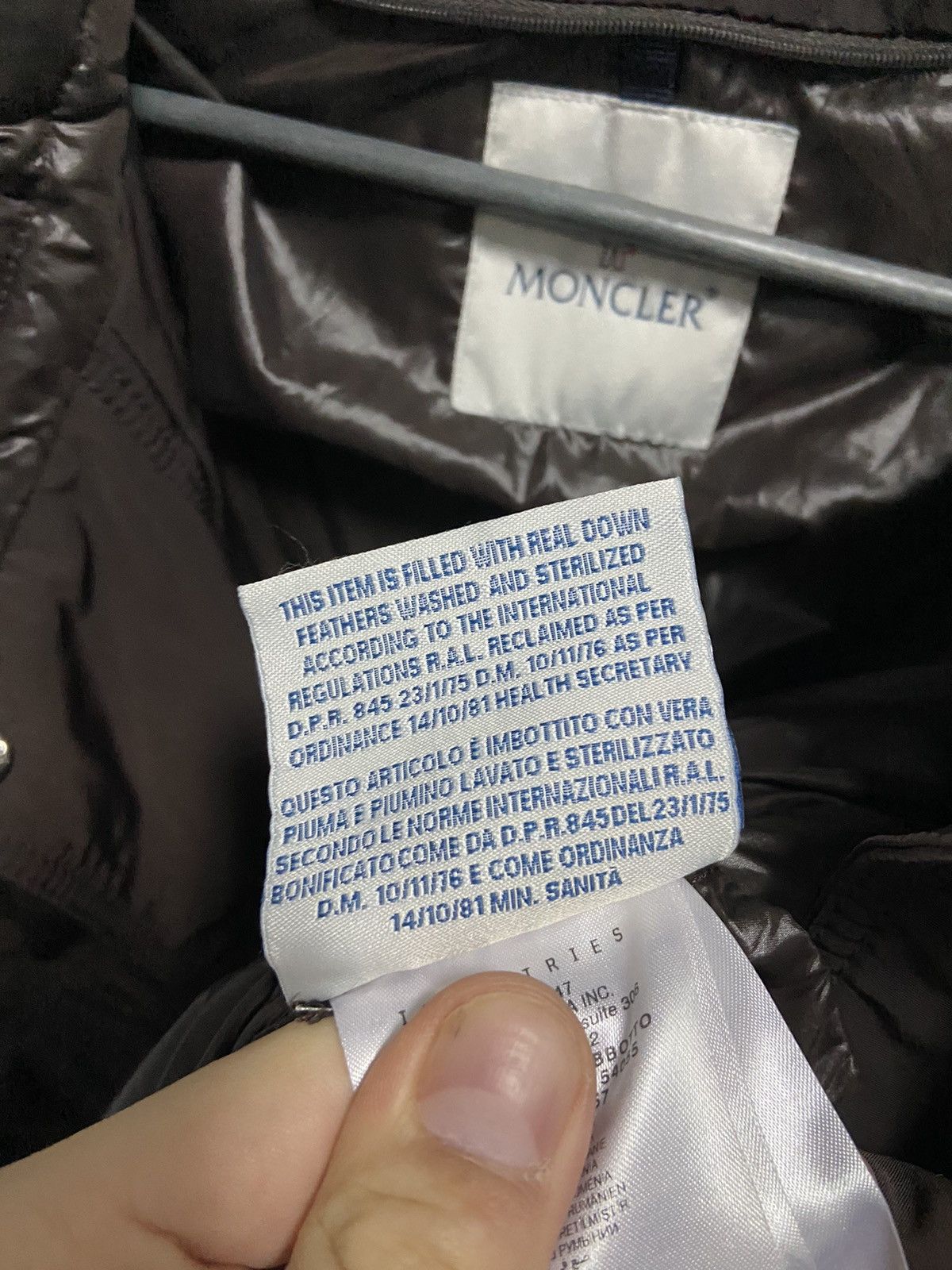 Moncler × Vintage Moncler down Jacket Vintage puffer luxury brown Size S / US 4 / IT 40 - 9 Thumbnail