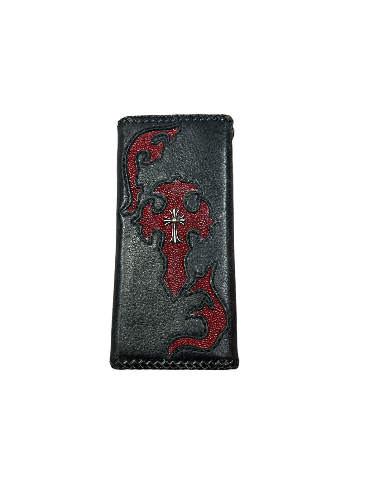 Handmade × Vintage GENUINE STINGRAY RED CROSS LONG WALLET Size ONE SIZE - 1 Thumbnail