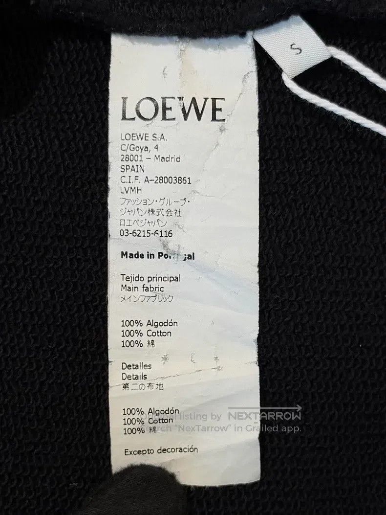 Loewe Loewe Black Embroidered Sweatshirt Size S / US 4 / IT 40 - 9 Thumbnail