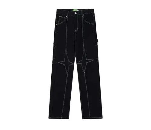 VIBE Vintage star collection topstitched straight jeans Size US 30 / EU 46 - 7 Thumbnail