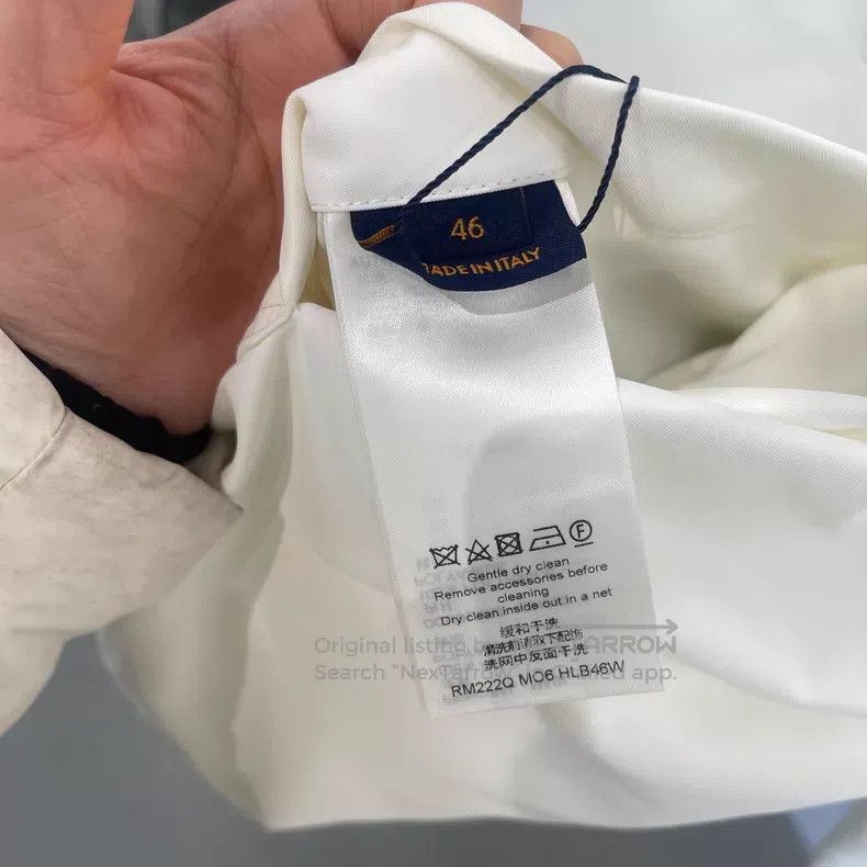 Louis Vuitton Louis Vuitton White logo full print reversible jacket Size US S / EU 44-46 / 1 - 5 Thumbnail