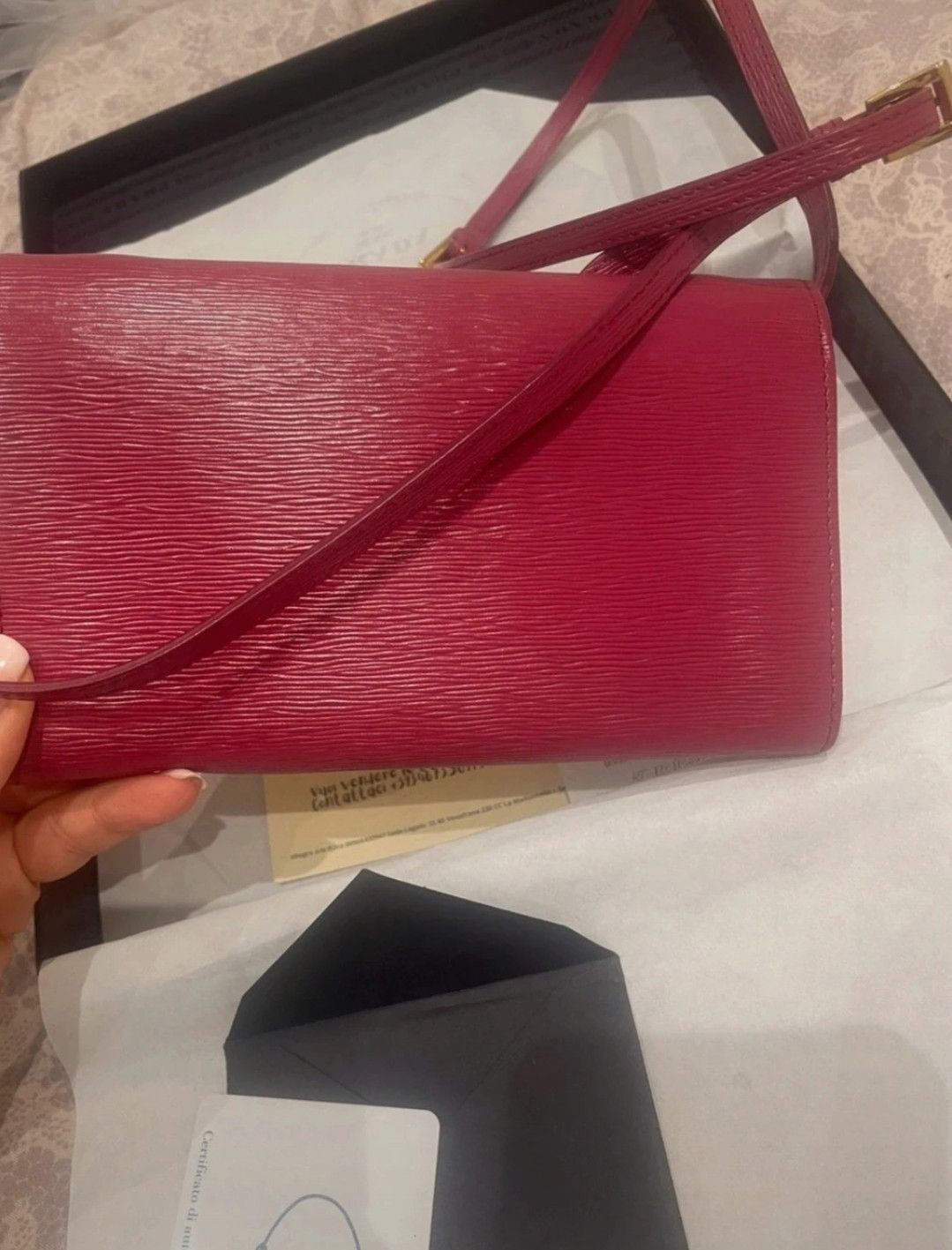 Prada Prada shoulder bag in burgundy-red leather. Size ONE SIZE - 3 Thumbnail