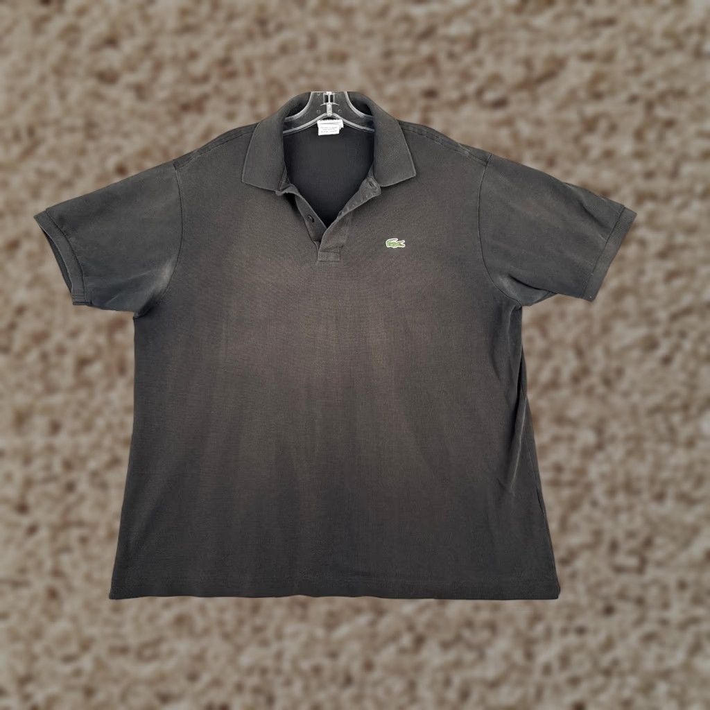 Lacoste Lacoste Shirt Adult 7 Black Short Sleeve Slim Polo 100% Cotton Jersey Mens Size US M / EU 48-50 / 2 - 1 Thumbnail
