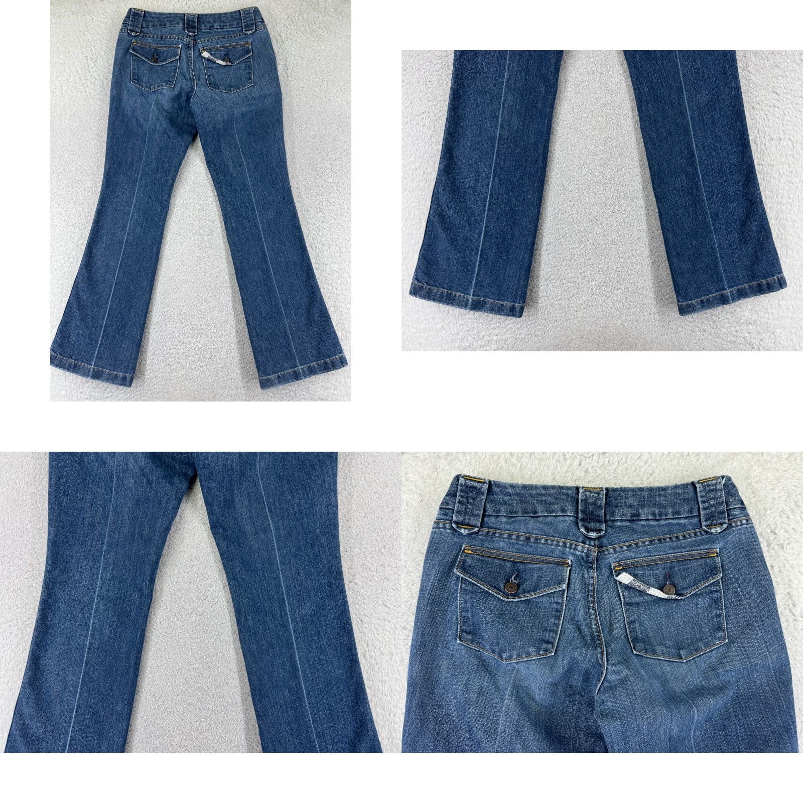 Gap GAP Jeans Womens 0 Blue Denim Low Rise 23x33 5-Pocket Stretch Cotton Blend 1969 City Size 25" / US 0 / IT 36 - 9 Thumbnail