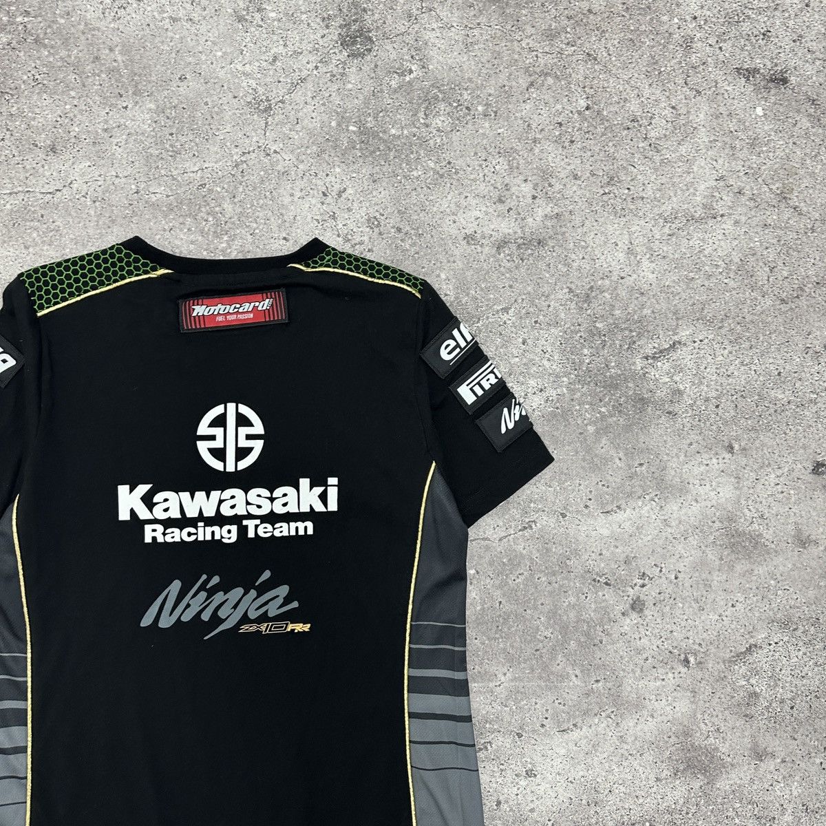 Formula 1 Vintage 00s Kawasaki Ninja Racing tee Monster Formula 1 y2k Size US S / EU 44-46 / 1 - 4 Thumbnail