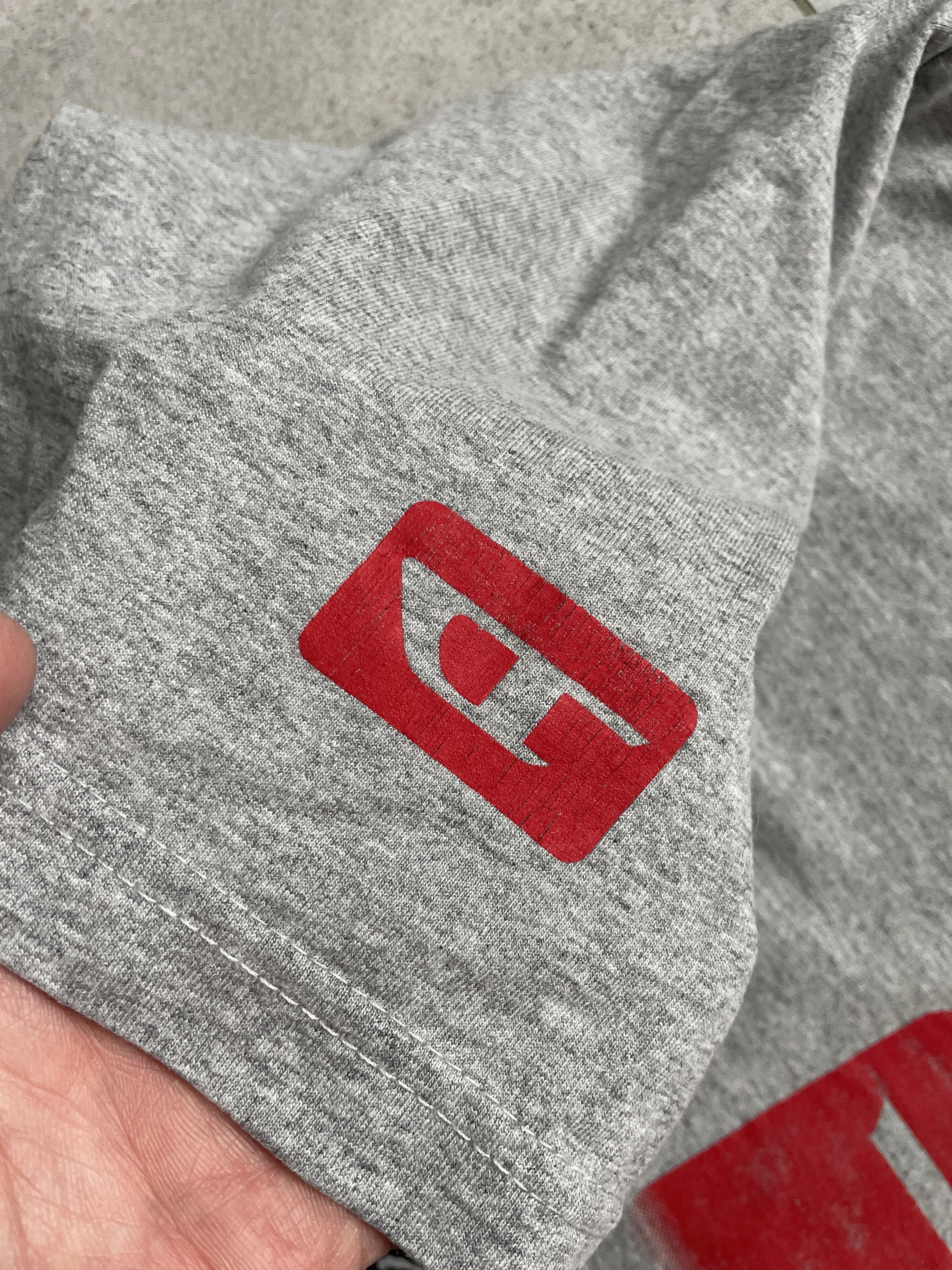 Diesel Y2K DIESEL VINTAGE GRAY LOGO TSHIRT Size US XL / EU 56 / 4 - 5 Thumbnail