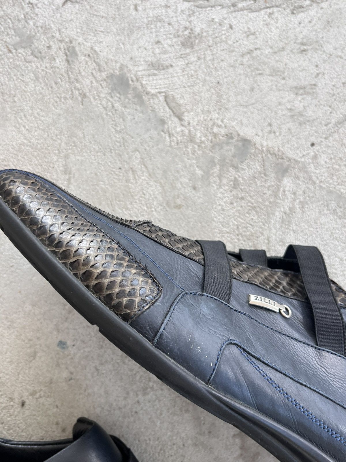 Zilli Rare Vintage Zilli Crocodile Leather Loafers Luxury Y2K Size US 12 / EU 45 - 8 Thumbnail