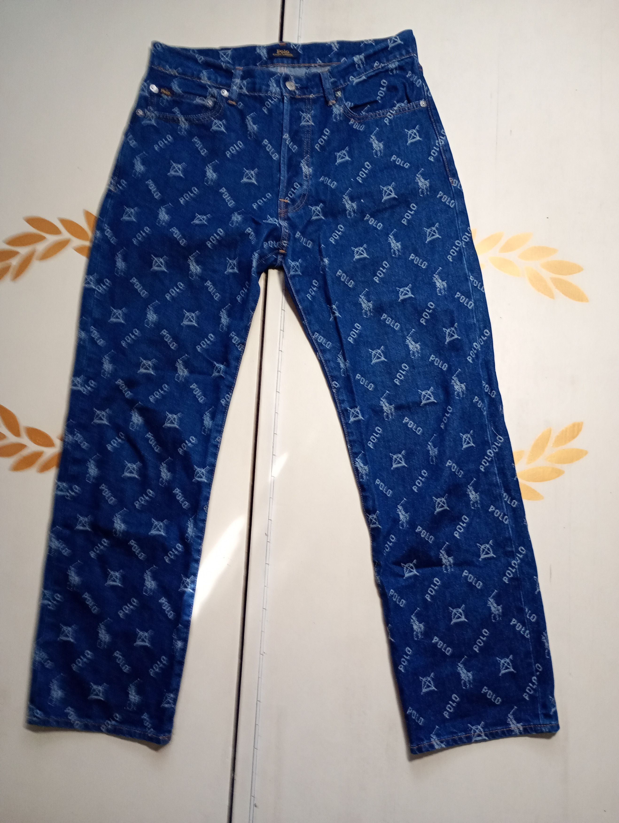 Polo Ralph Lauren Polo Ralph Lauren Monogram Jeans Size 28 Size US 28 / EU 44 - 1 Thumbnail