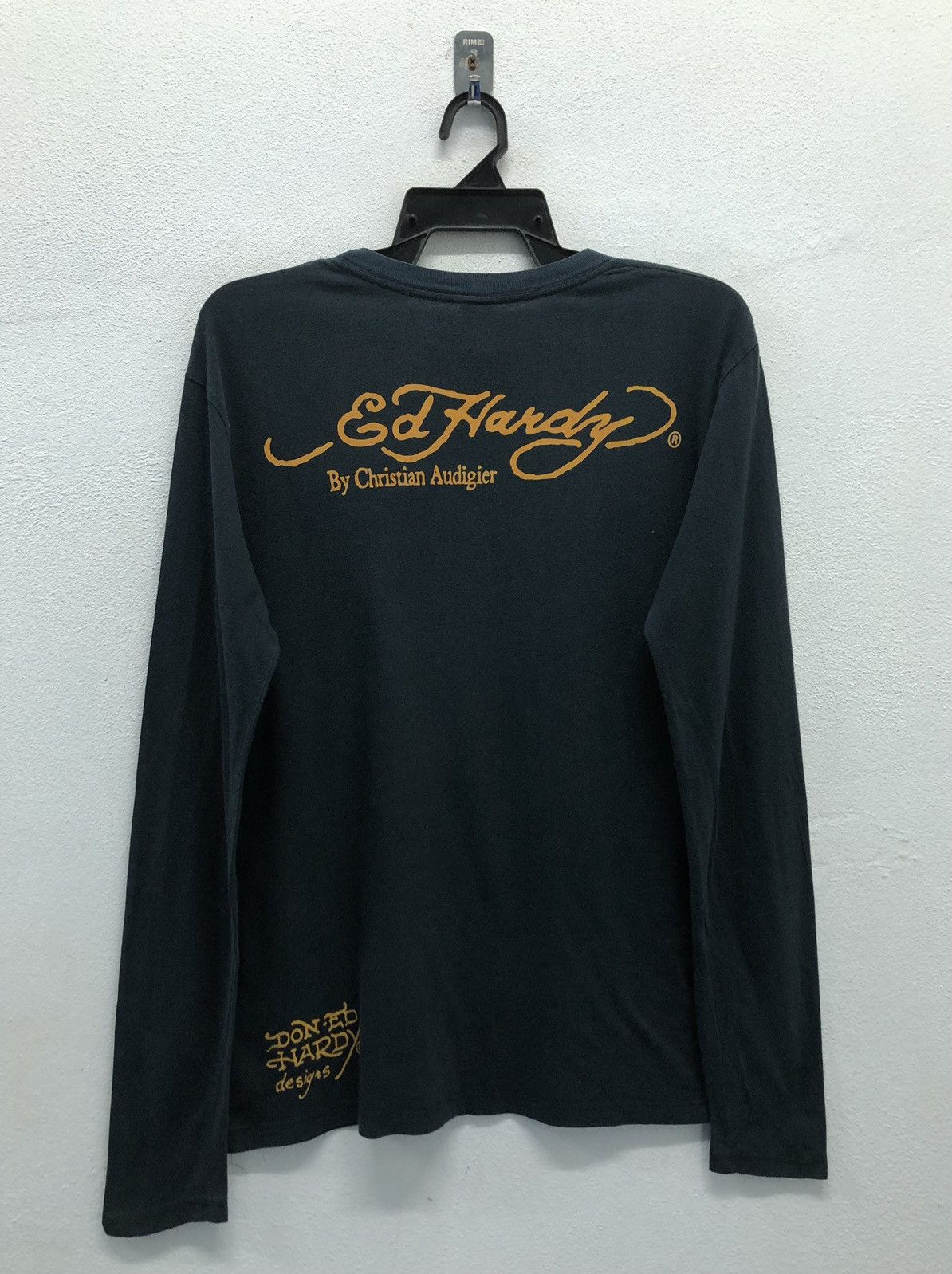 Ed Hardy Vintage Ed Hardy By Christian Audigier Long Sleeve Shirt Size US S / EU 44-46 / 1 - 2 Thumbnail