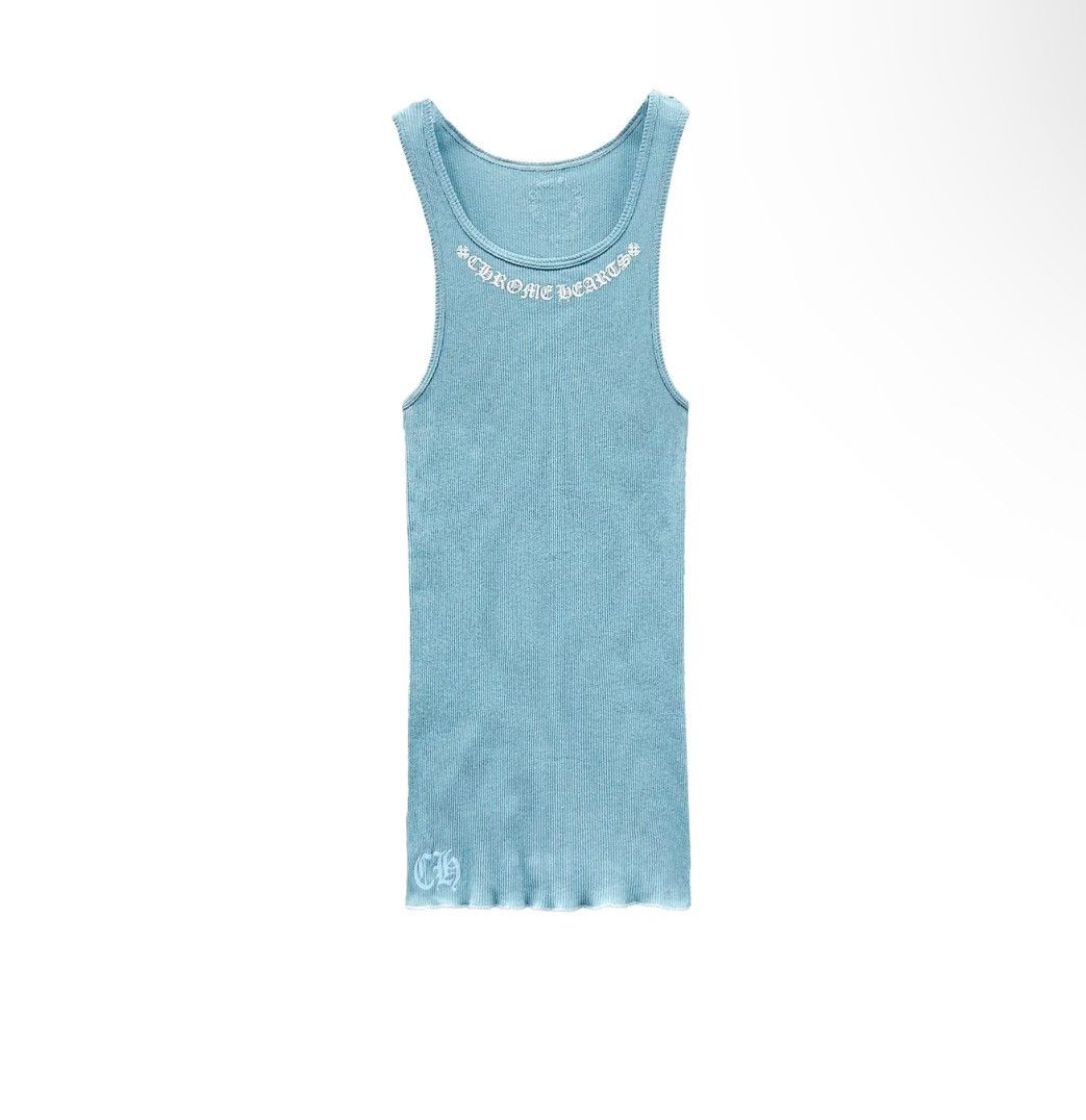 Chrome Hearts Love You Rib Tank White/Black メンズ - SS25 - JP