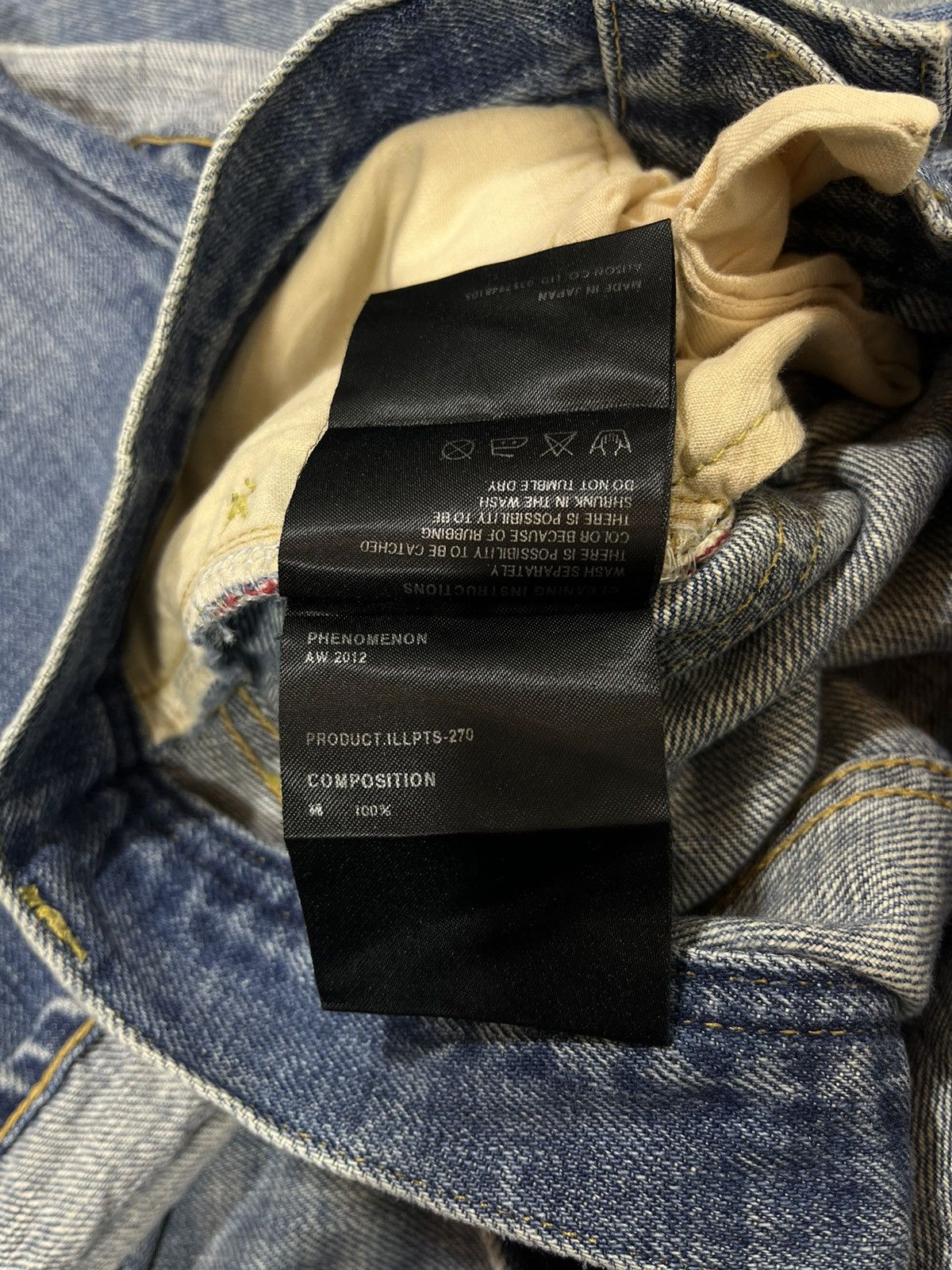 PHENOMENON AW12 Phenomenon Selvedge Denim Size US 33 - 16 Thumbnail