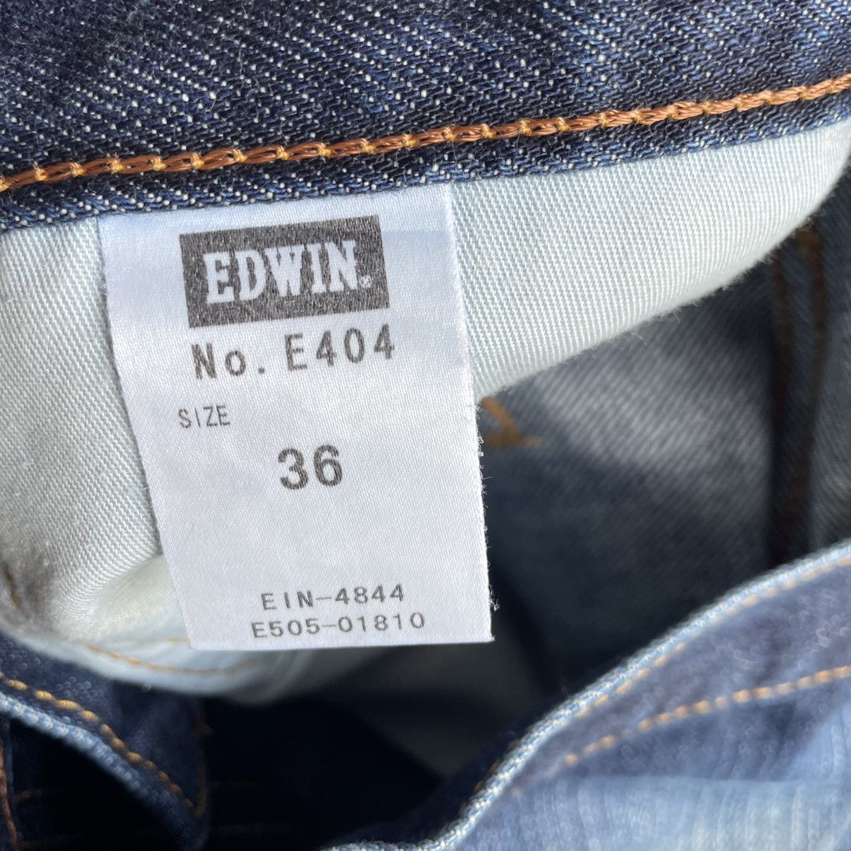 Edwin 🔥Vintage Edwin 404 Stoned Washed Ripped Distress Denim Jeans Size US 37 - 13 Thumbnail