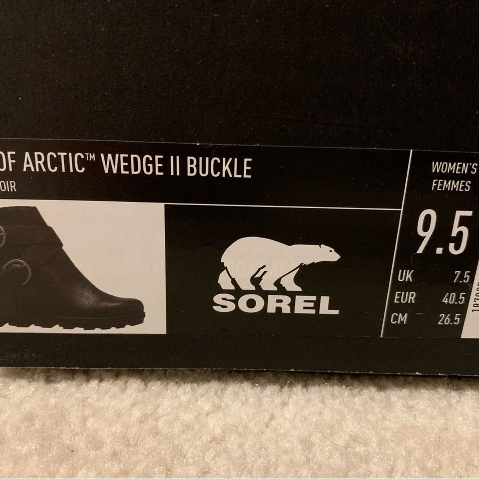 SOREL Women's Joan Of Arctic™ Wedge II Buckle Bootie Size US 9.5 / IT 39.5 - 2 Thumbnail