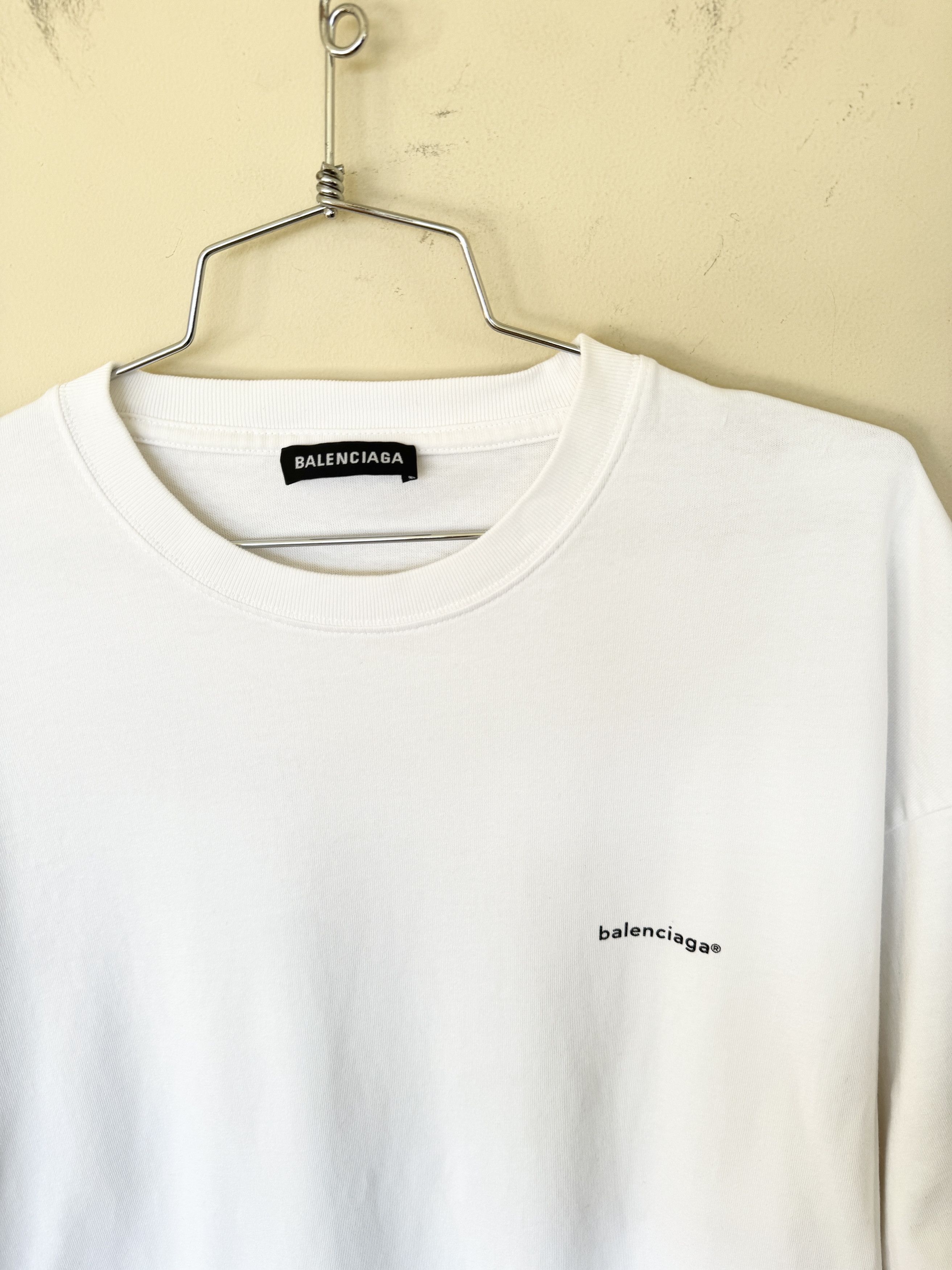 Balenciaga Balenciaga Logo Tee Size US XL / EU 56 / 4 - 6 Thumbnail