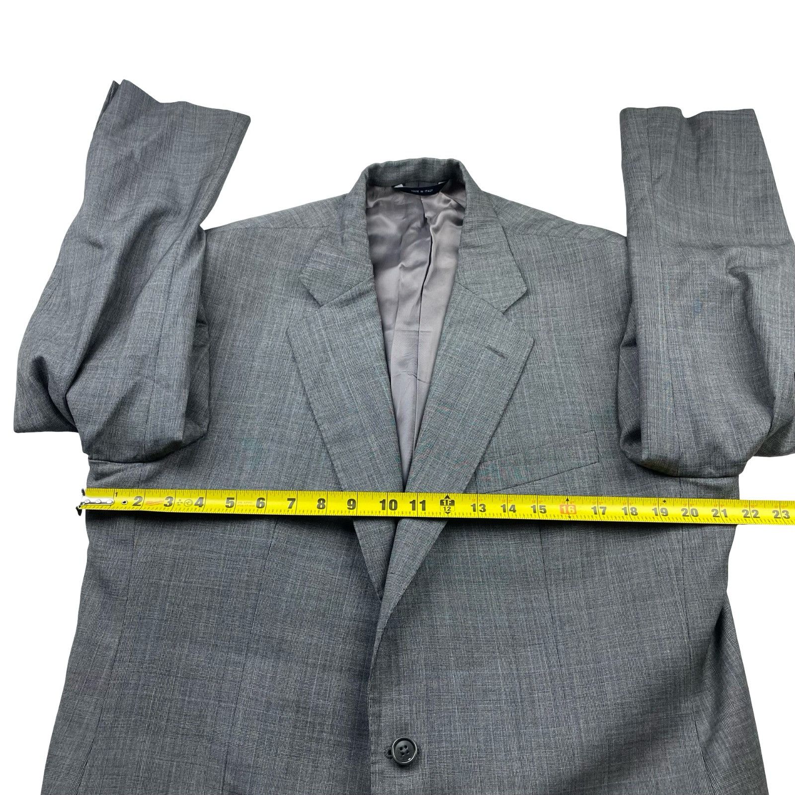 Brooks Brothers Brooks Brothers Men’s 100% Wool 2-Button Suit Gray Plaid • I Size 44L - 9 Thumbnail