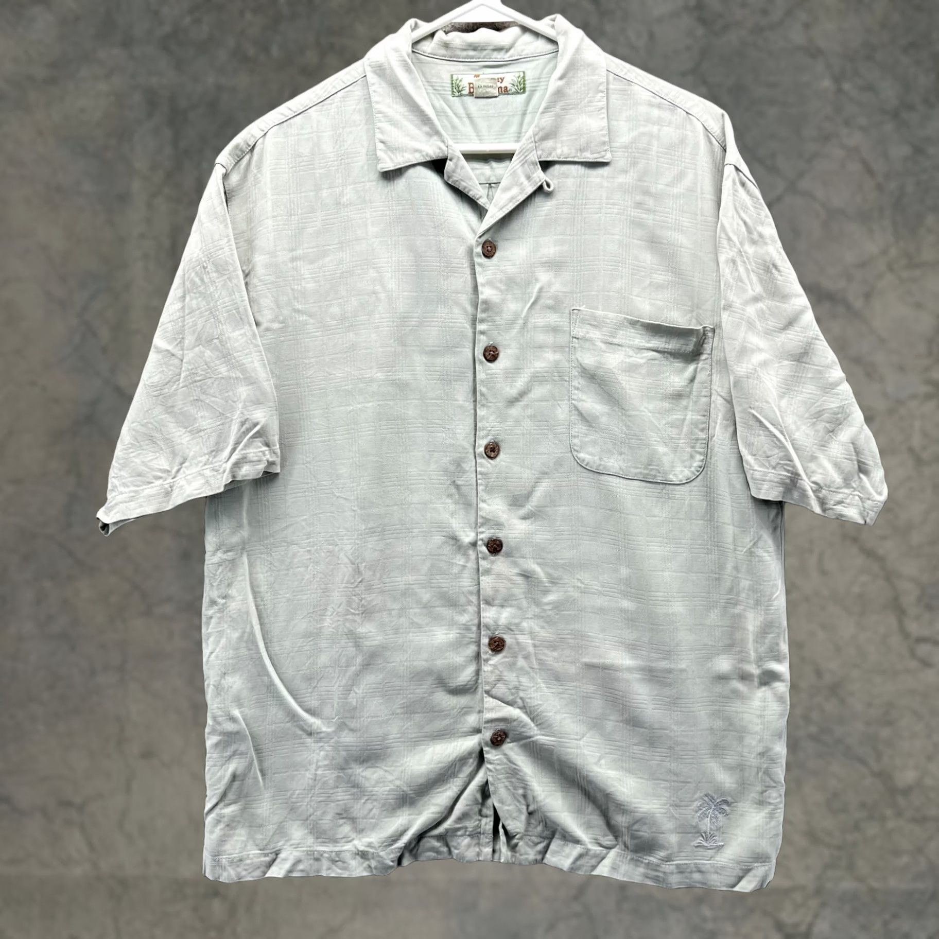 Tommy Bahama VINTAGE Tommy Bahama Shirt Mens M Green Button-Down Silk Hawaiian Glen 42 in Short Sleeve Casual/Business/Workwear Mens Size US M / EU 48-50 / 2 - 1 Thumbnail