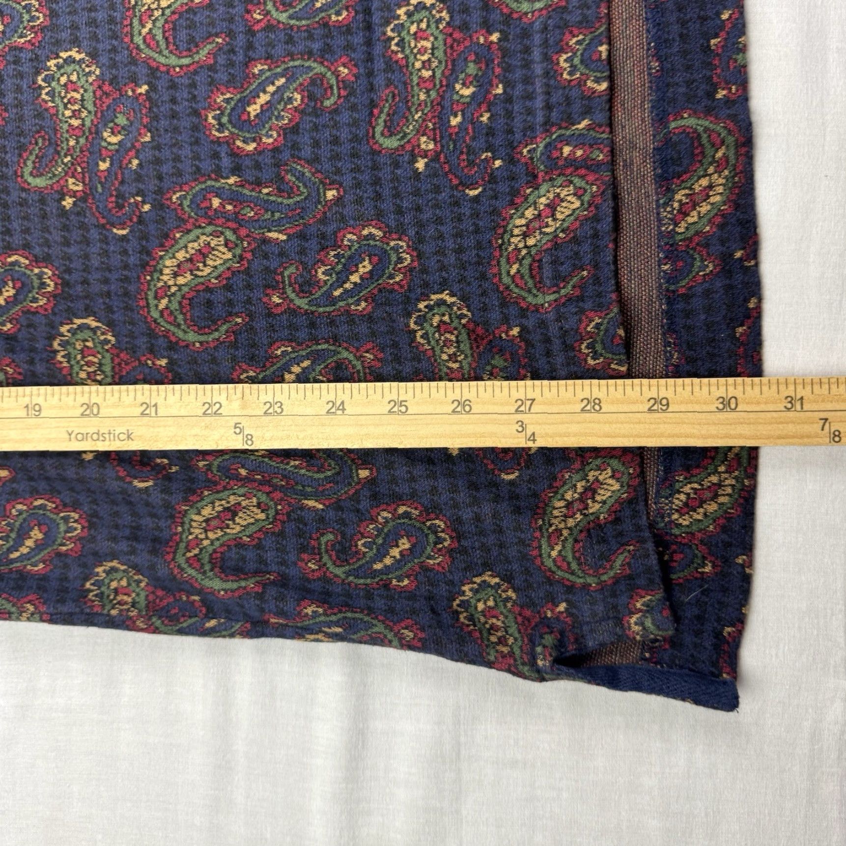 Dockers VINTAGE Dockers Long Sleeve Polo Men M Paisley Blue 90s Classic"} Size US M / EU 48-50 / 2 - 4 Thumbnail