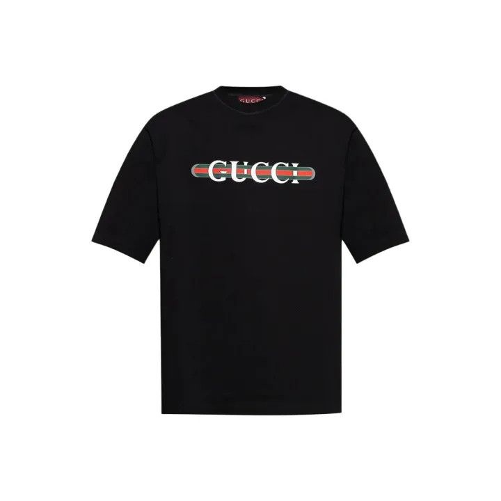 Gucci Logo Oversized Black T-Shirt