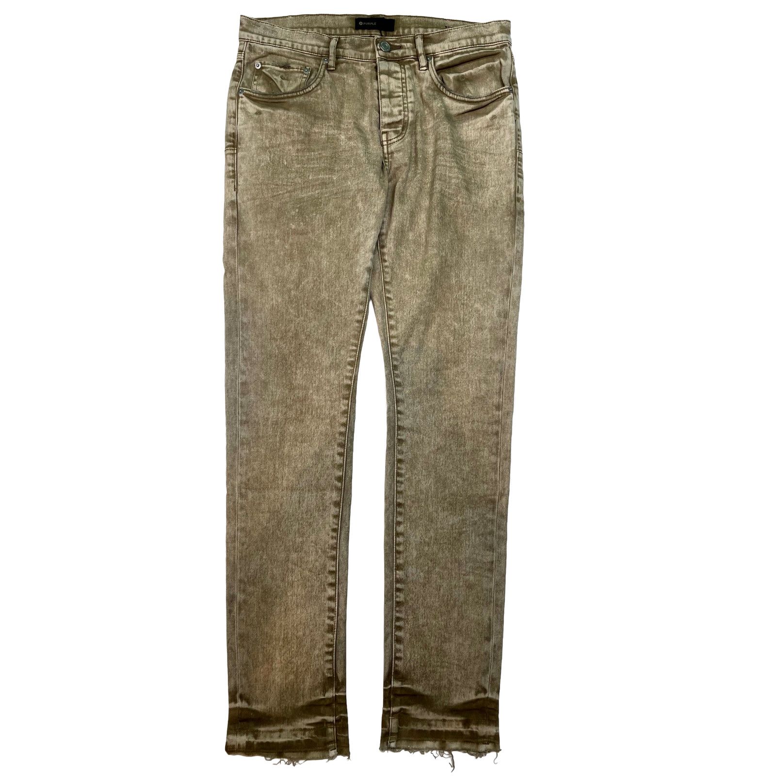 Purple Tan Jeans