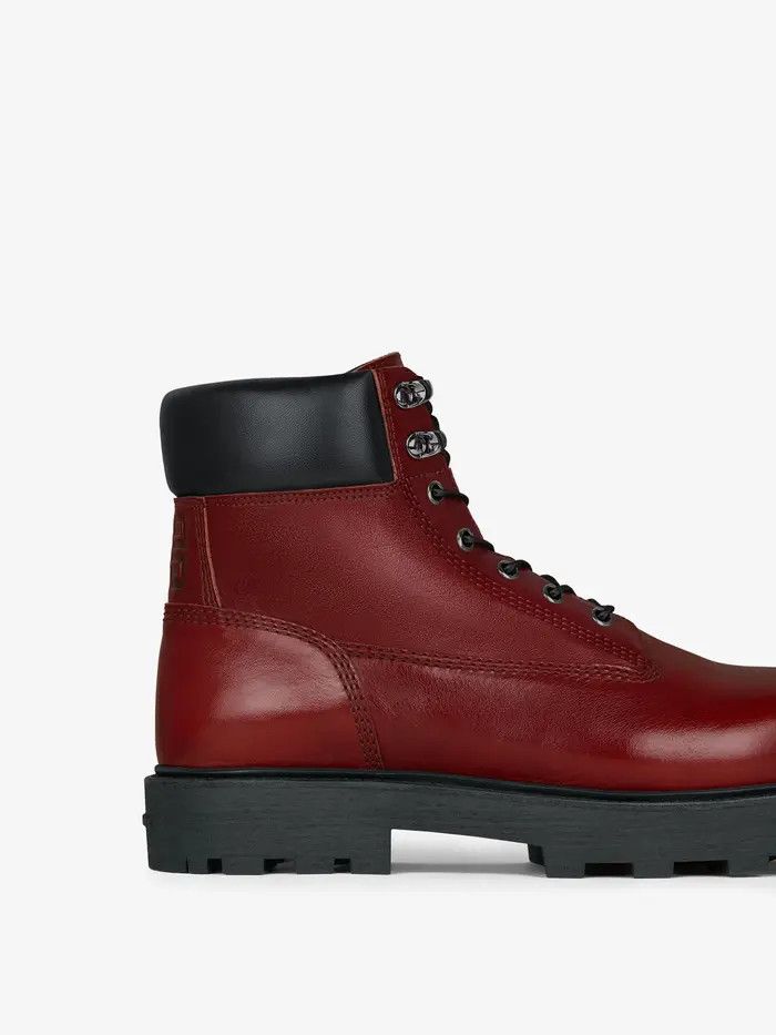 Givenchy o1w1db10325 Up Boots in Burgundy Size US 12.5 / EU 45-46 - 4 Thumbnail