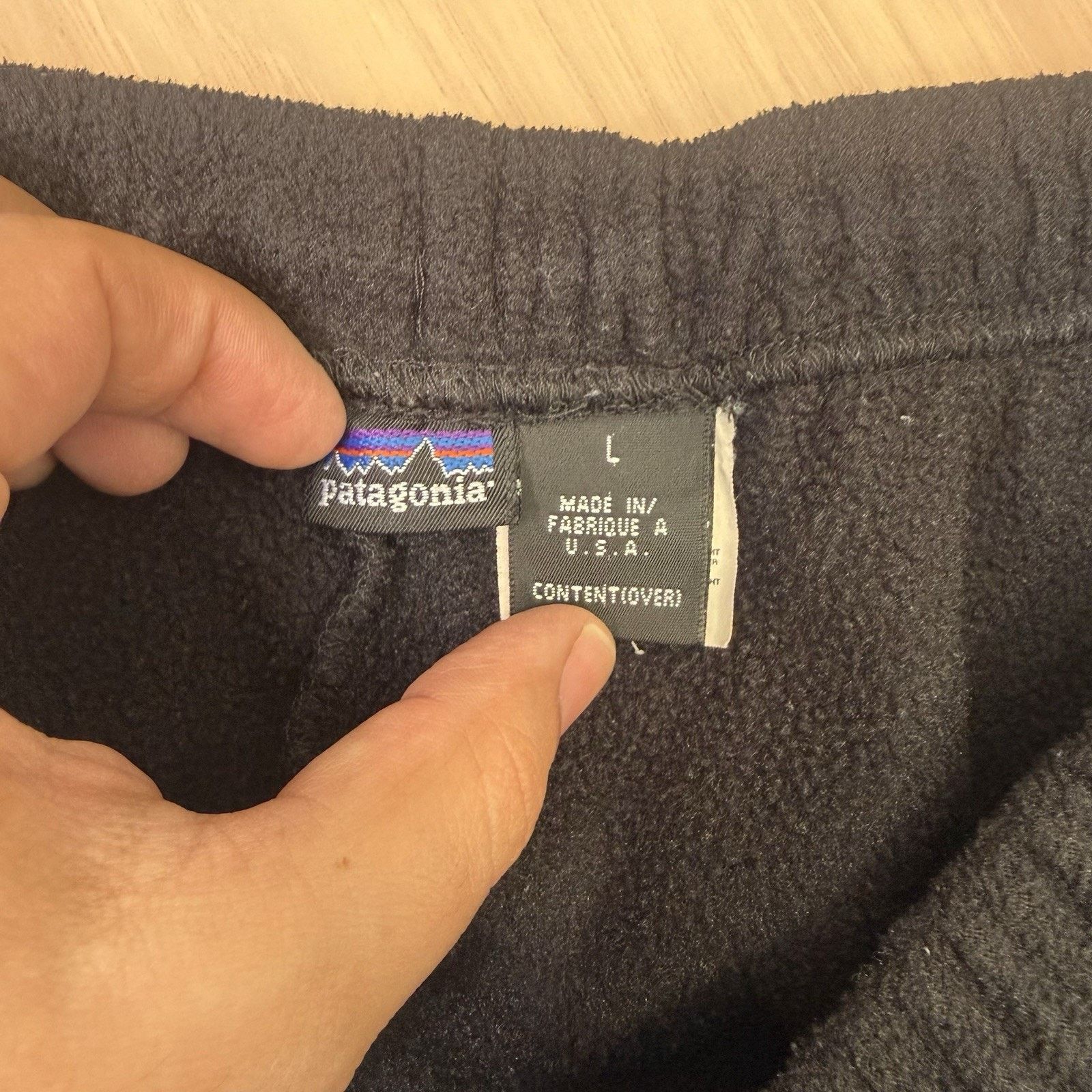 Patagonia Vintage Patagonia Snap T Fleece Pants Large Black 90s Size US 29 - 7 Thumbnail