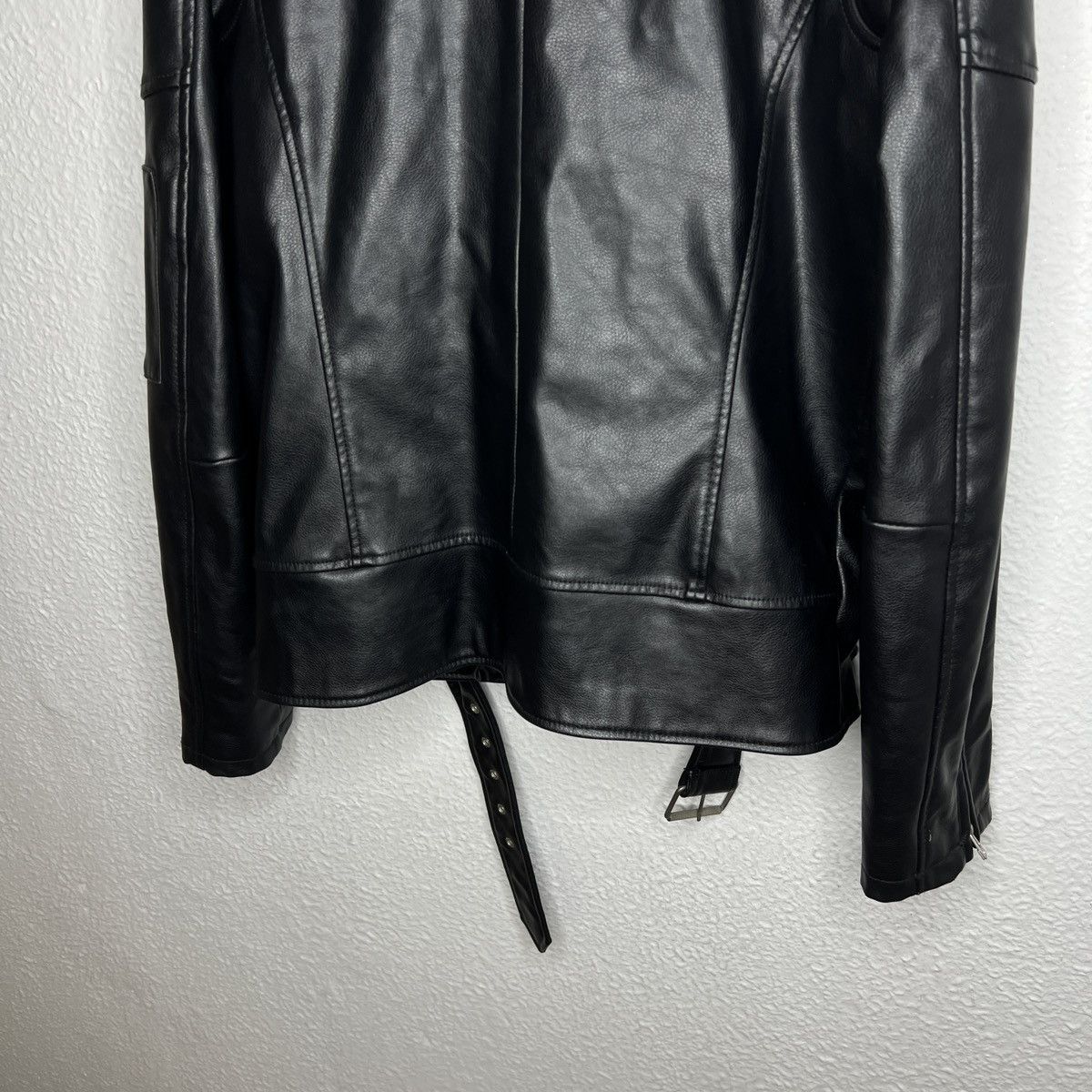 Zara Zara Ramones Leather Jacket Biker Moto Motorcycle Style Y2K Size US L / EU 52-54 / 3 - 10 Thumbnail
