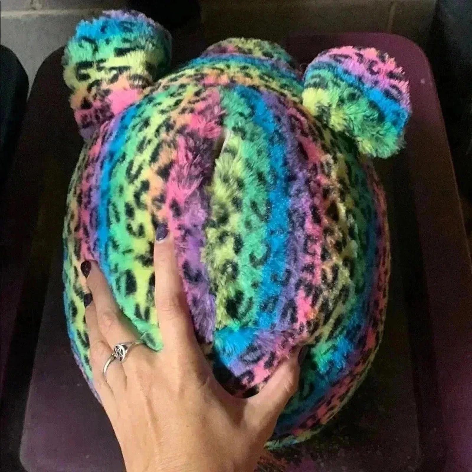 The North Face Ty Rainbow Leopard Plush Toy Size ONE SIZE - 5 Thumbnail