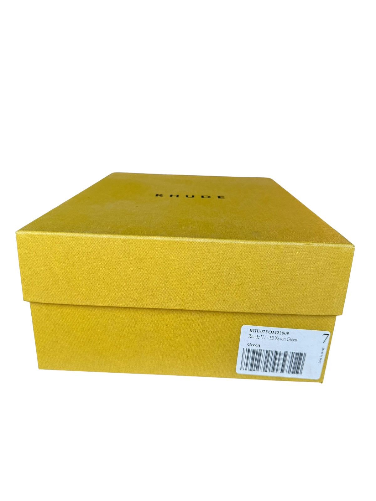 Rhude 2019 Unreleased V1 Hi Nylon Green Size US 7 / EU 40 - 10 Thumbnail