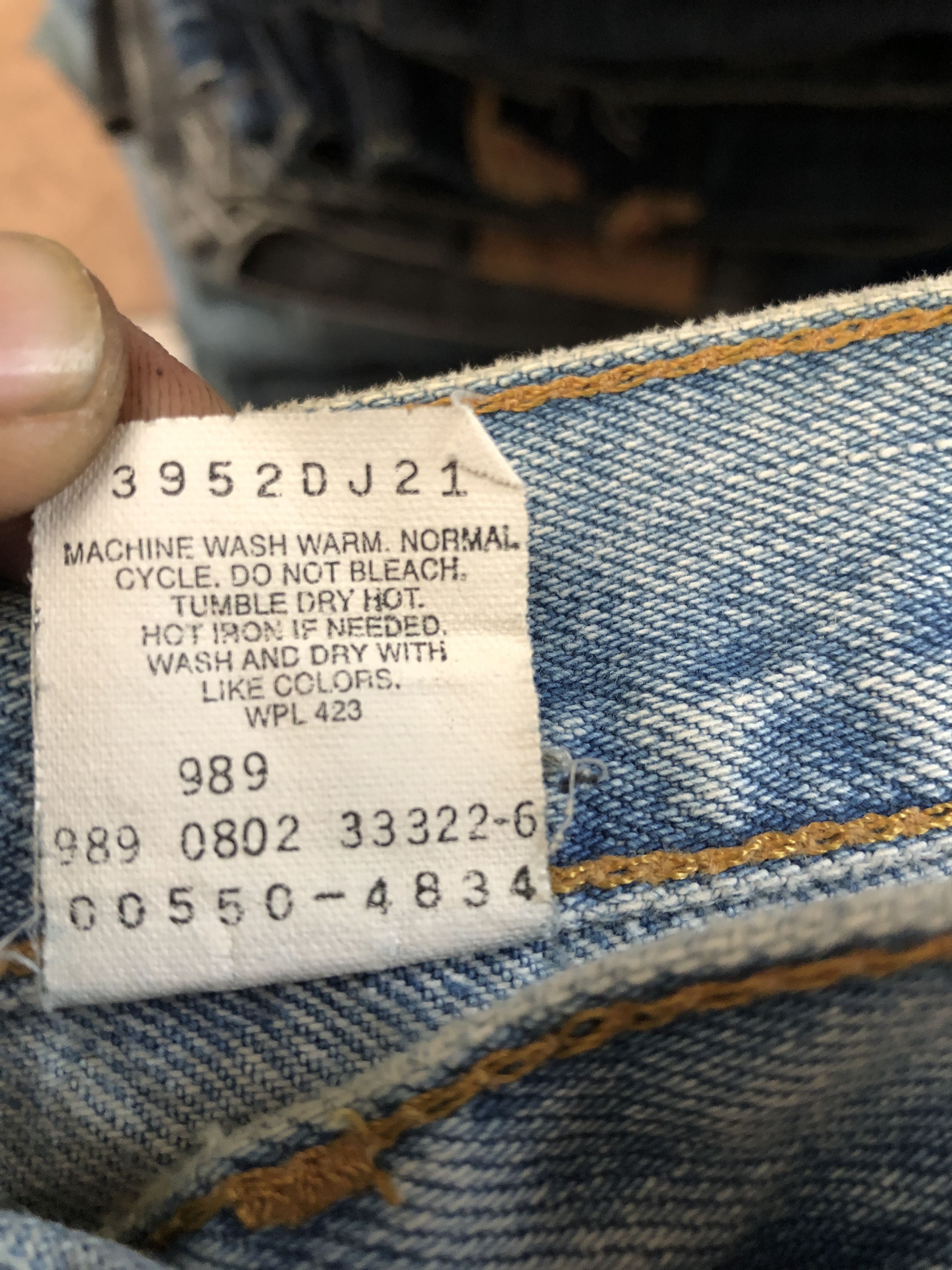 Levi's Vintage Levis Sun Faded Light Wash Jeans Levi's Denim Size US 34 / EU 50 - 7 Thumbnail