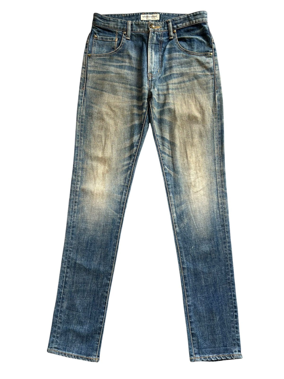 Vanquish Vintage Vanquish Distressed Mudwash Denim Jeans 30x31.5 Size US 30 / EU 46 - 2 Thumbnail