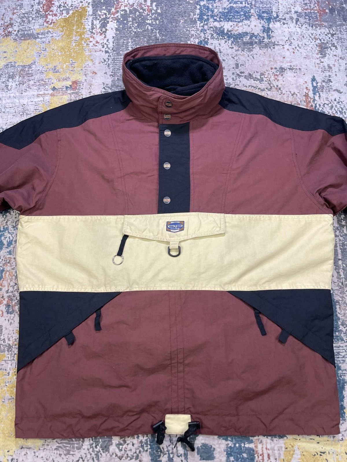 Ocean Pacific Vtg 90s OP Ocean Pacific Anorak Colorblock Pullover Jacket Size US L / EU 52-54 / 3 - 3 Thumbnail
