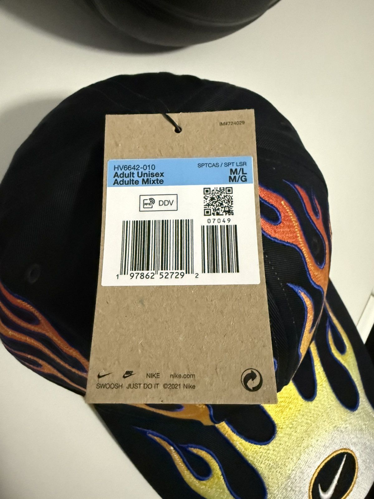 Nike Nike OG Flame Club Cap Black TN Tuned Air Max Retro Y2K Size ONE SIZE - 11 Thumbnail