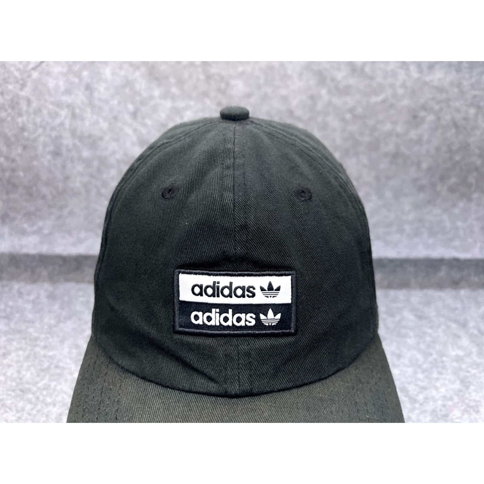 Adidas adidas Hat Cap Strap Back Adult One Size Black 100% Cotton Golf Hat Outdoor Unisex Mens Womens Size ONE SIZE - 2 Thumbnail
