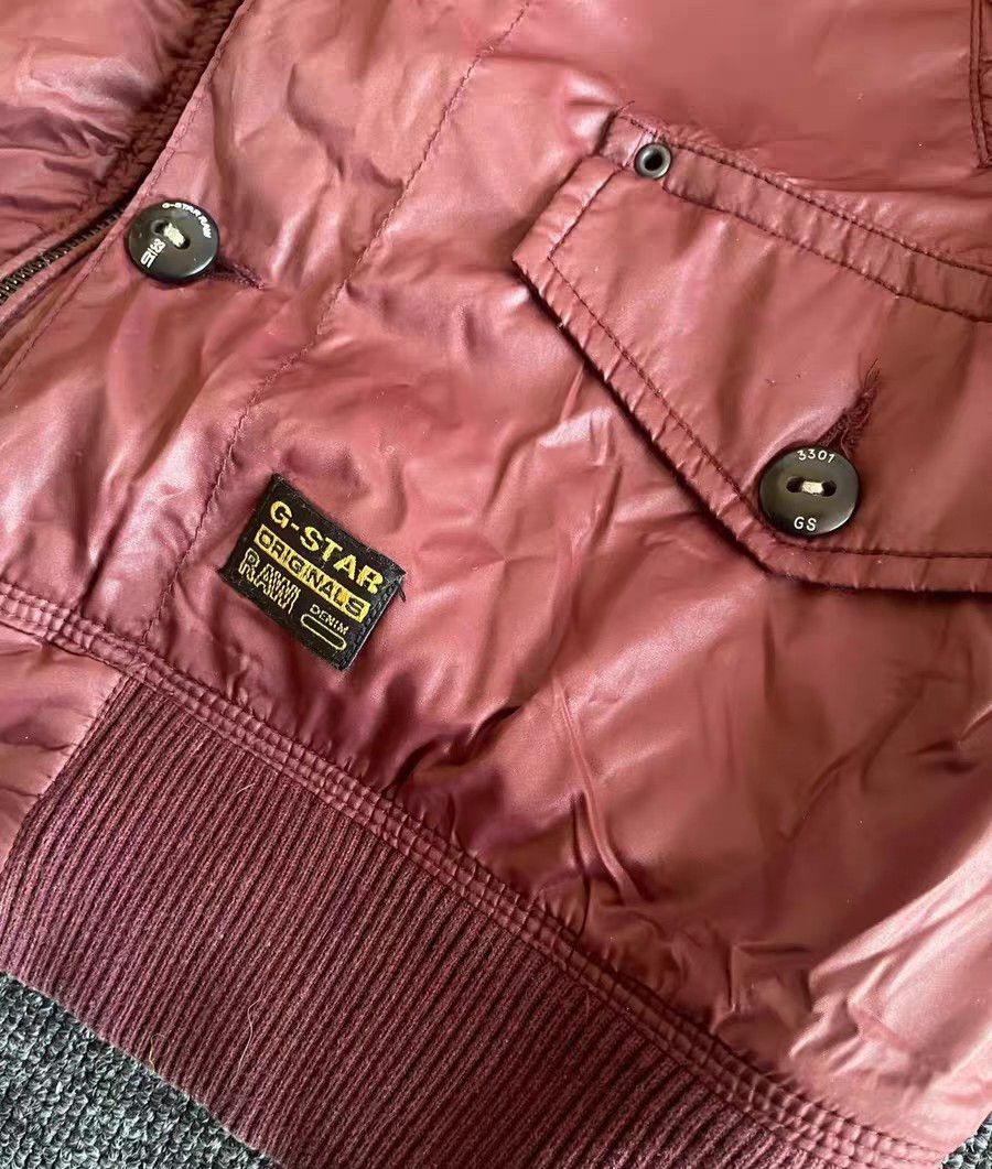 G-Star G-STAR RAW Men's Takeoff Red Jacket Size L Like M Size US L / EU 52-54 / 3 - 5 Thumbnail