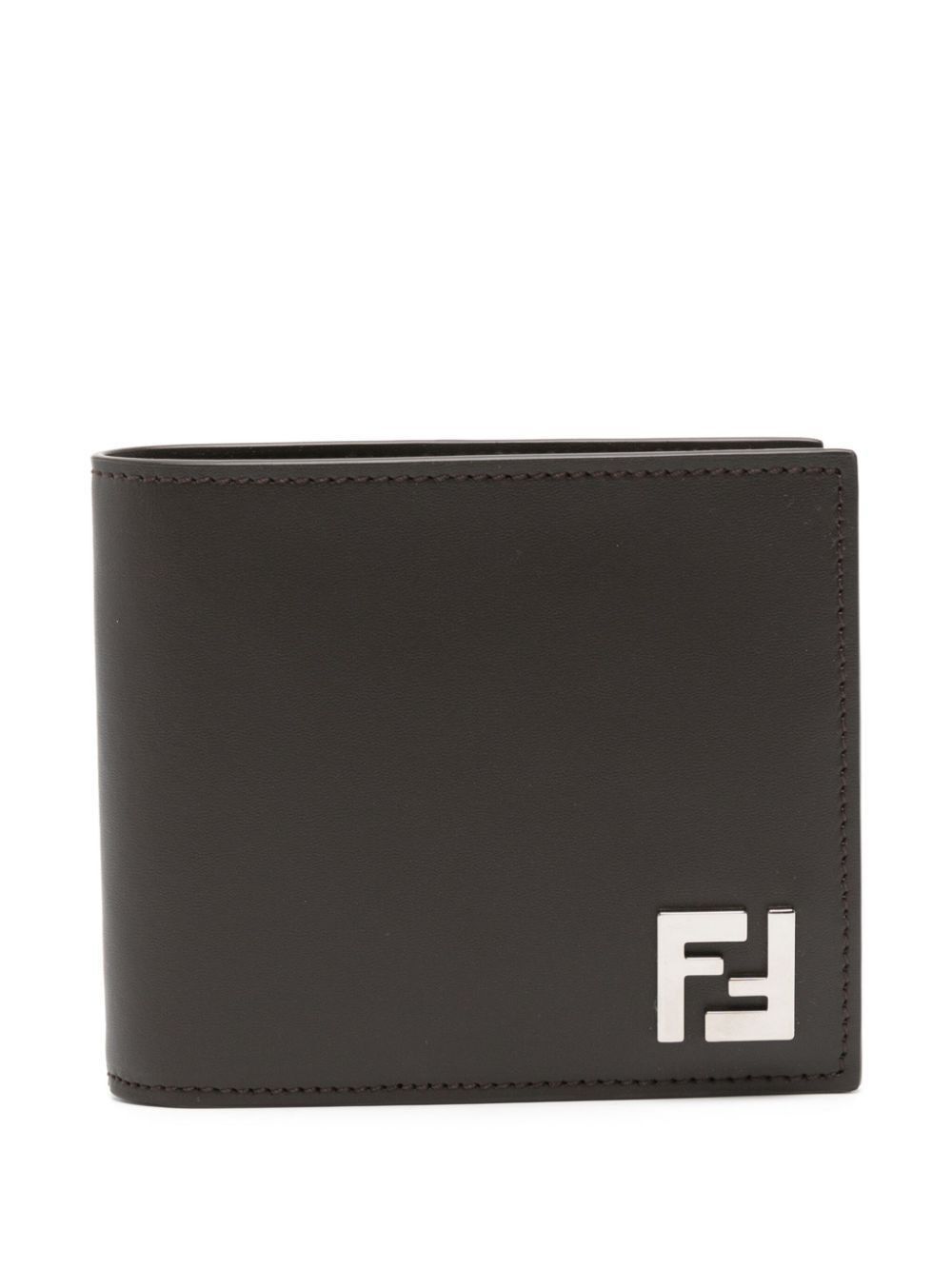 Fendi LEATHER AND FF CANVAS COMPACT BI-FOLD WALLET Size ONE SIZE - 1 Thumbnail