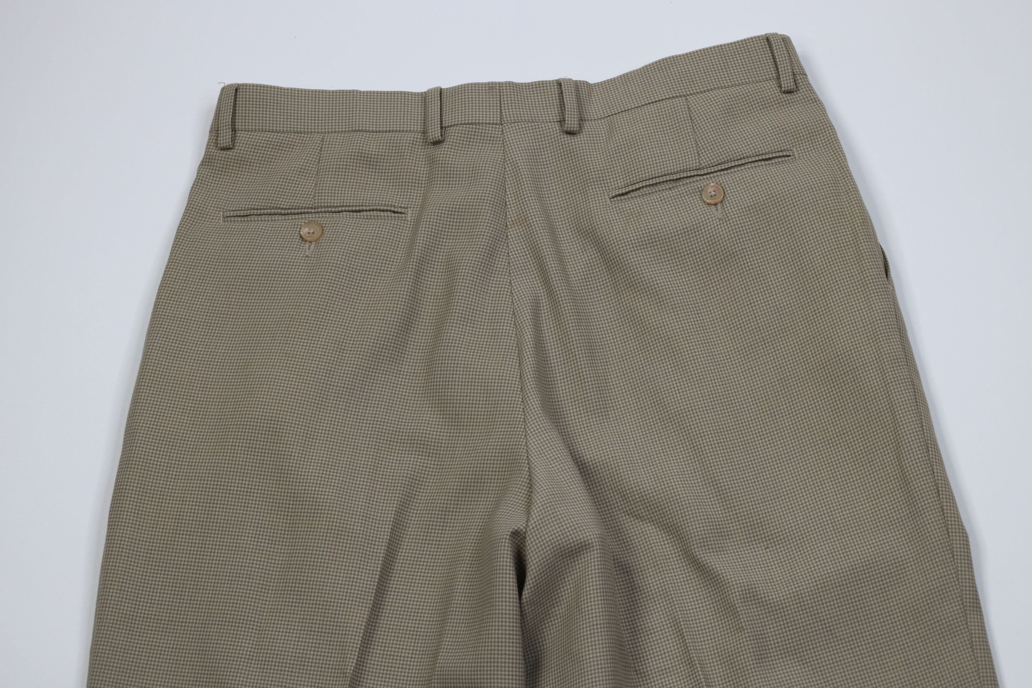 Polo Ralph Lauren Vintage Ralph Lauren Pleated Knit Wide Leg Chino Pants Size US 34 / EU 50 - 10 Thumbnail