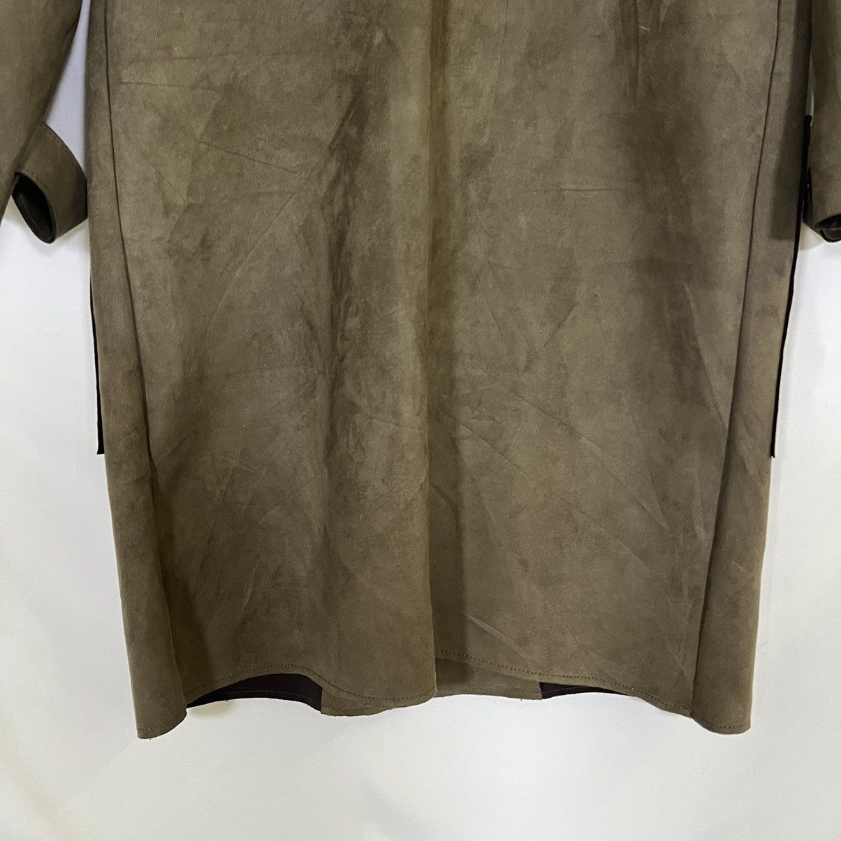 Zara ZARA BUTTON UP SUEDE LONG JACKET Size S / US 4 / IT 40 - 10 Thumbnail