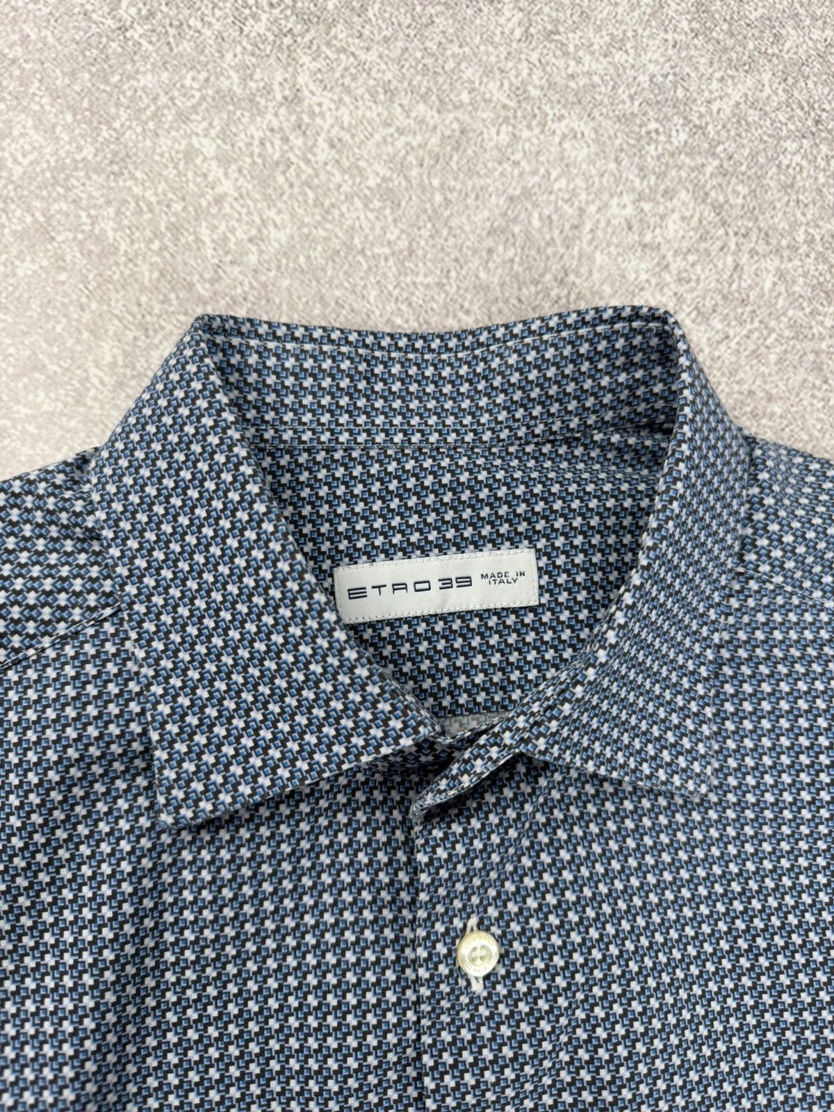 Etro Etro Men’s Long Sleeve Shirt Blue Size 39 Size US M / EU 48-50 / 2 - 6 Thumbnail