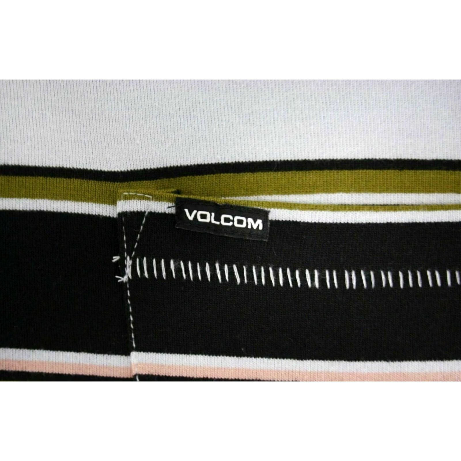 Volcom Volcom Men's Pale Blue Laney Crew T-Shirt S06 Striped Short Sleeve Logo Vintage: No Size US S / EU 44-46 / 1 - 4 Thumbnail