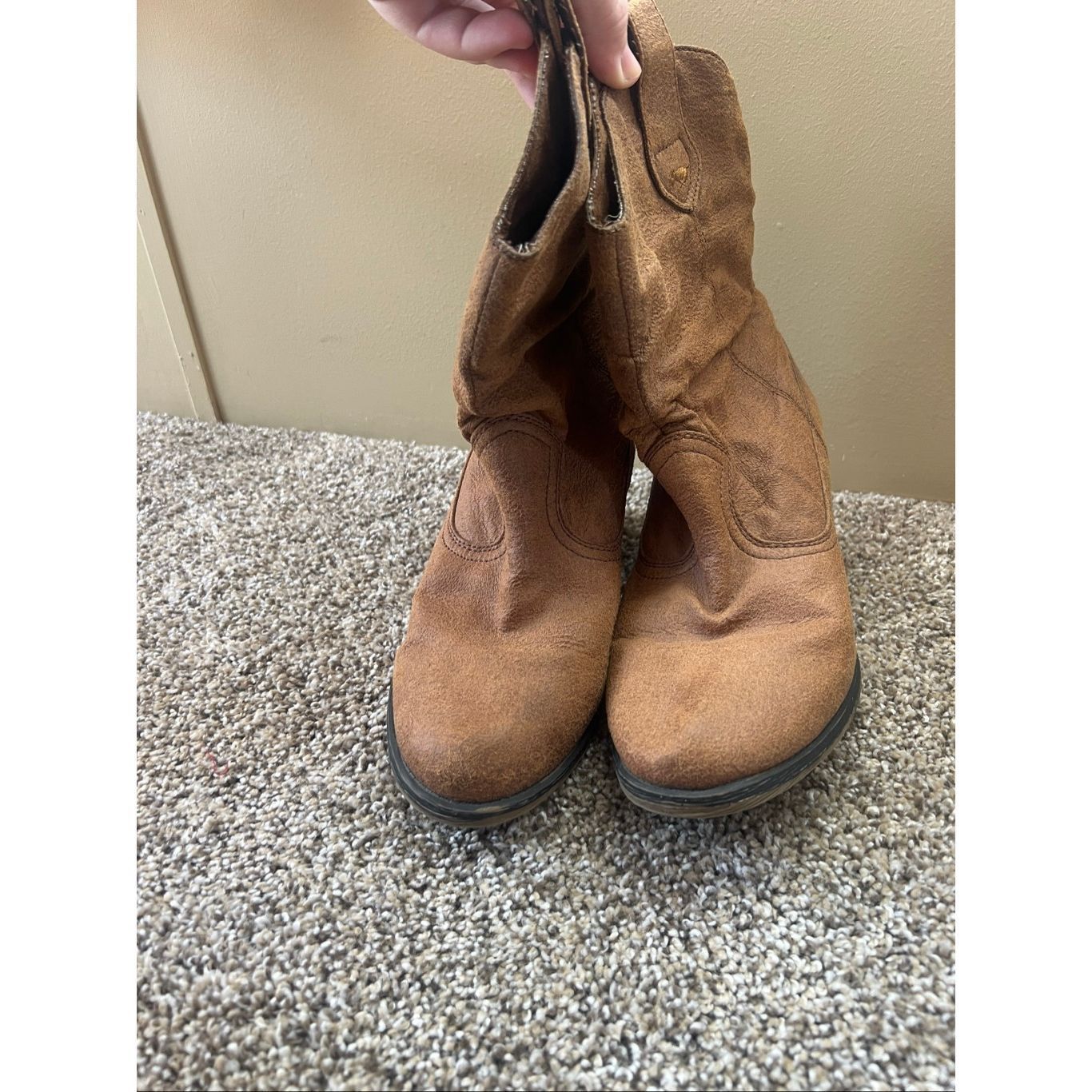 Other Rocket Dog Brown Cowboy/Western Boots Woman’s 10 Preowned Size US 10 / IT 40 - 1 Thumbnail