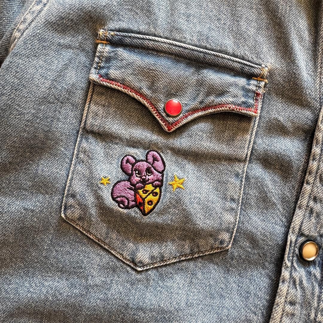 Hysteric Glamour Hysteric Glamour Denim Western Shirt (M) Size M / US 6-8 / IT 42-44 - 3 Thumbnail