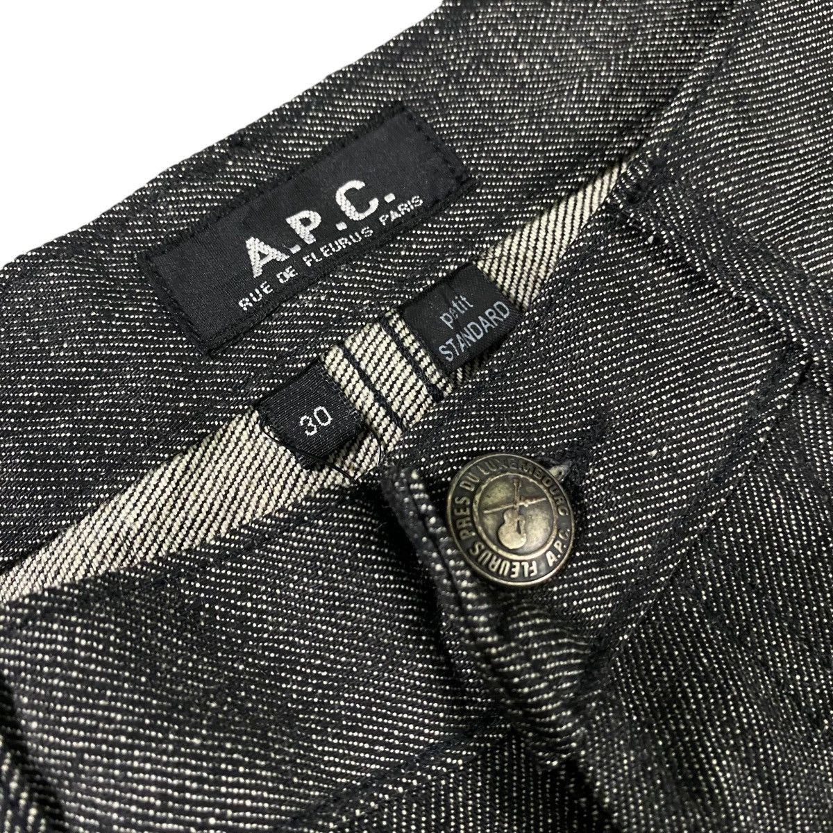A.P.C. × If Six Was Nine A.p.c. Petit Standard Denim Non Selvedge Dark Grey Colour Size US 30 / EU 46 - 4 Thumbnail