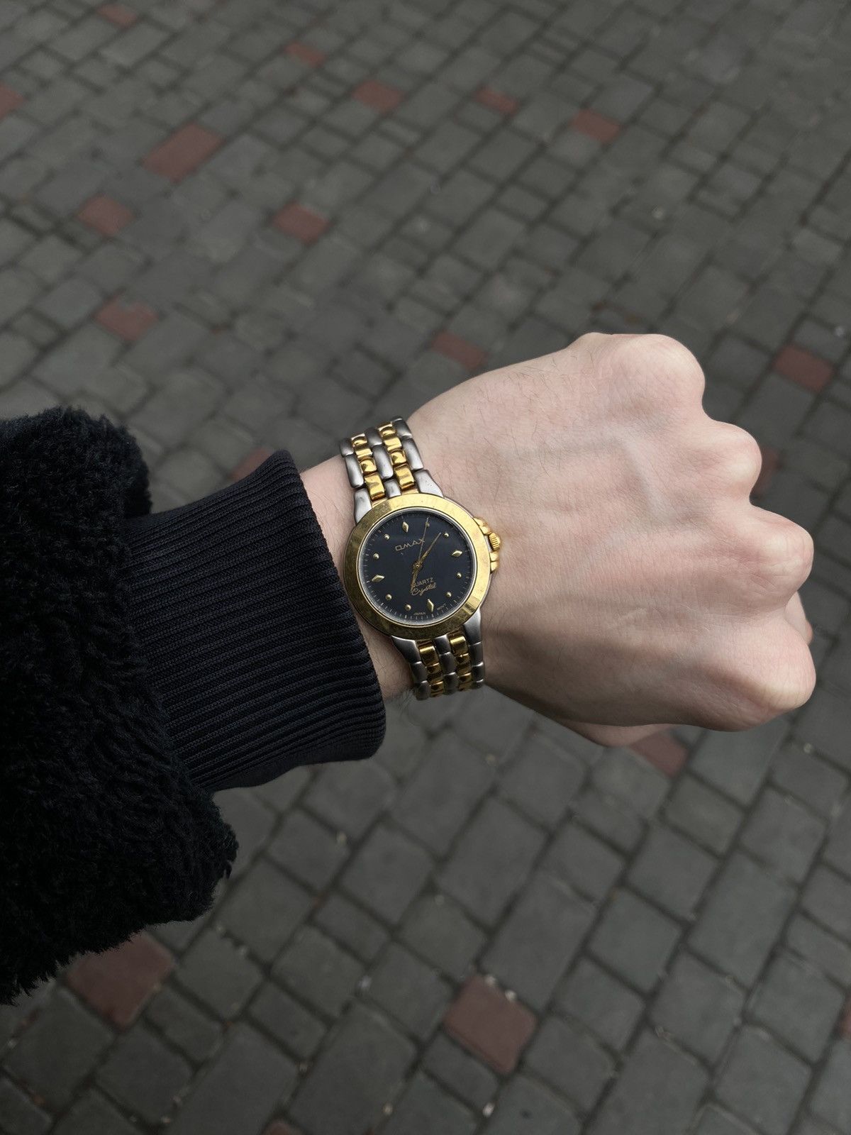 Jewelry x Vintage Omax Two-Tone Classic Elegance - in Gold, Men's