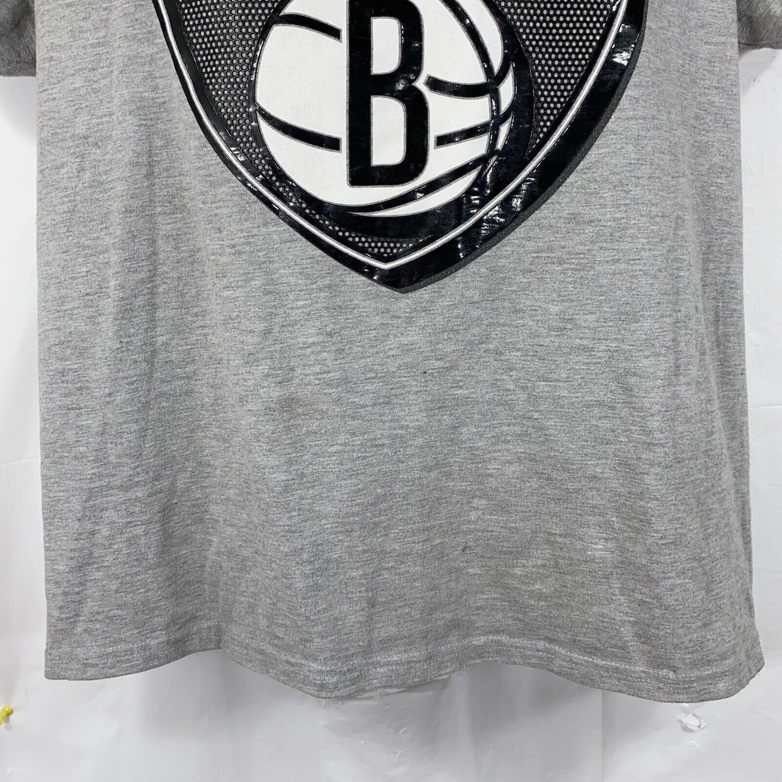 NBA UNK Brooklyn Nets Small Gray Basketball NBA Graphic T Shirt Size US S / EU 44-46 / 1 - 6 Thumbnail