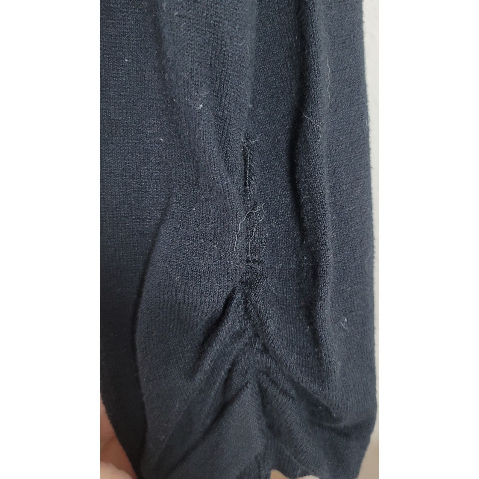Other Lane Bryant Black Knitted Open Front Cardigan 14 16 Size XL / US 12-14 / IT 48-50 - 5 Thumbnail