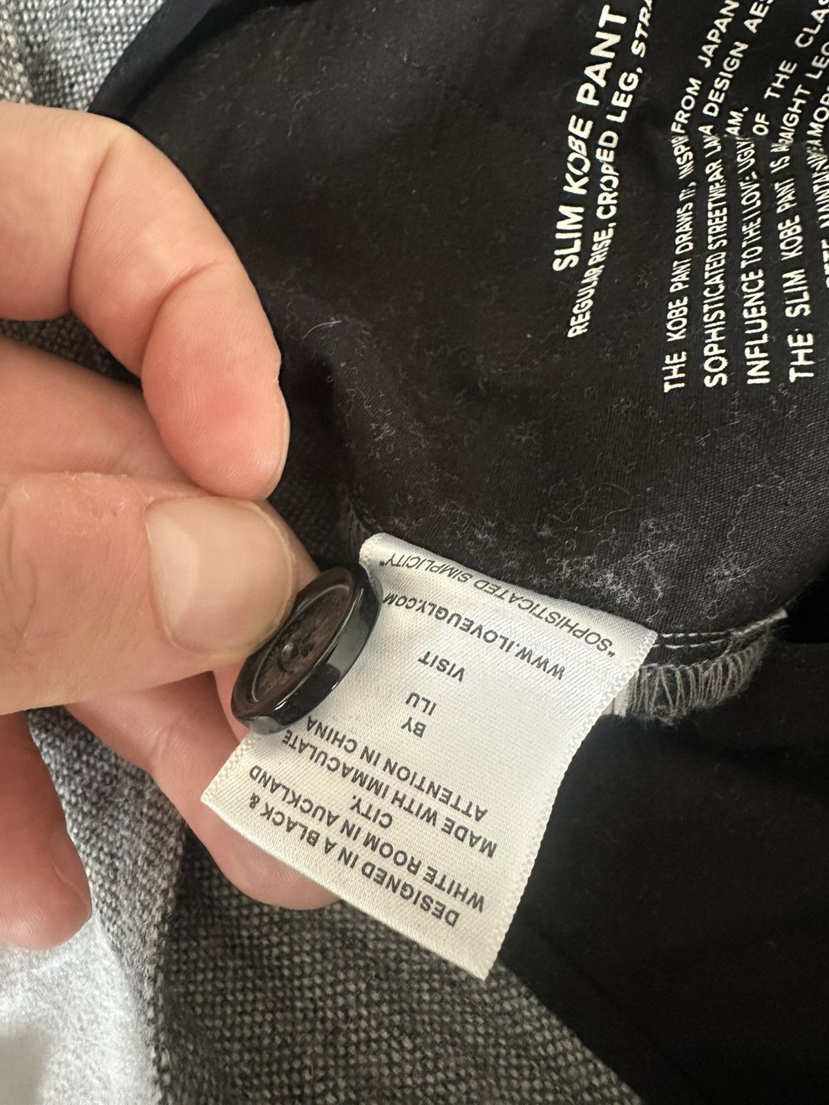 I Love Ugly Wool Slim Kobe Pant Size US 30 / EU 46 - 6 Thumbnail