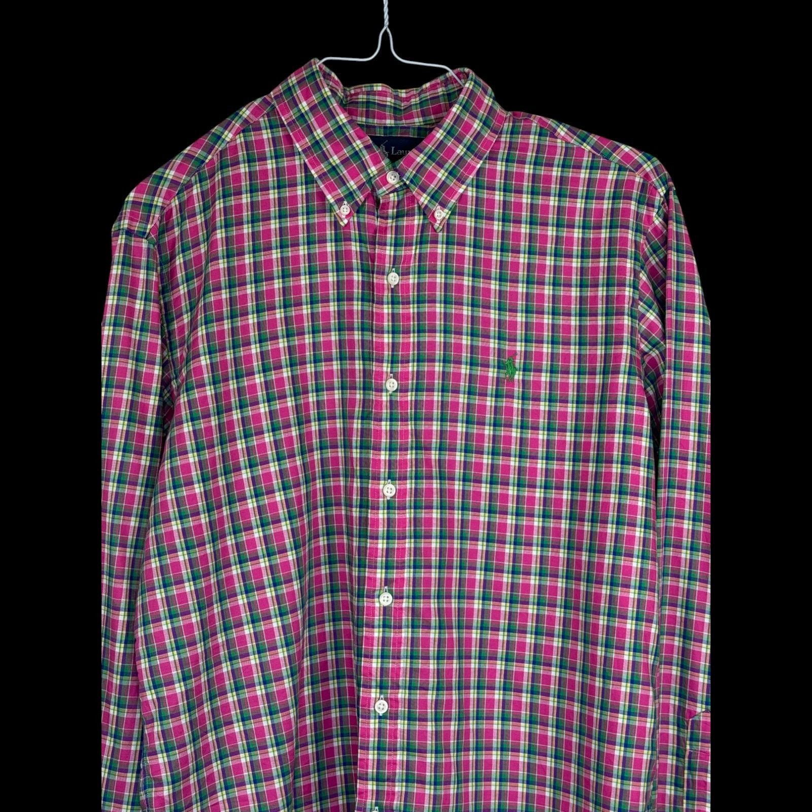 Ralph Lauren Ralph Lauren Men’s Plaid Button Down Shirt Large Multicolor Size US L / EU 52-54 / 3 - 3 Thumbnail