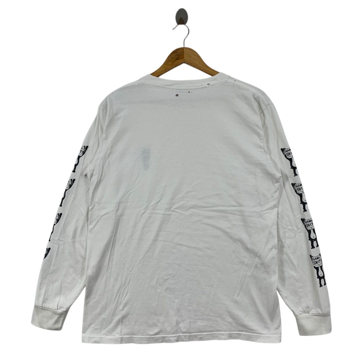 Vintage Vintage 90s HOLY HAMA SHIT Brand Print Japan Oneita Shirt Size US M / EU 48-50 / 2 - 2 Thumbnail